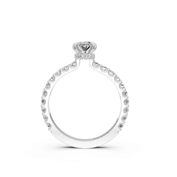 1.21 Karat HRD SERTİFİKALI Oval Pırlanta Yüzük