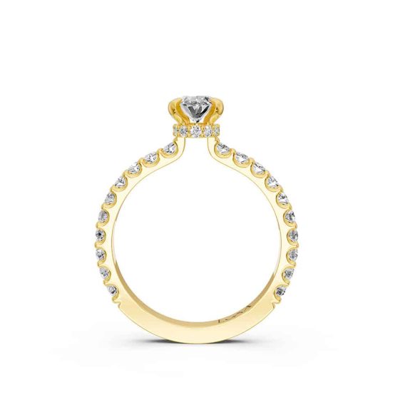 1.21 Karat HRD SERTİFİKALI Oval Pırlanta Yüzük