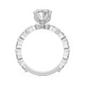 1.60 Karat HRD Sertifikalı Oval Pırlantalı Yüzük