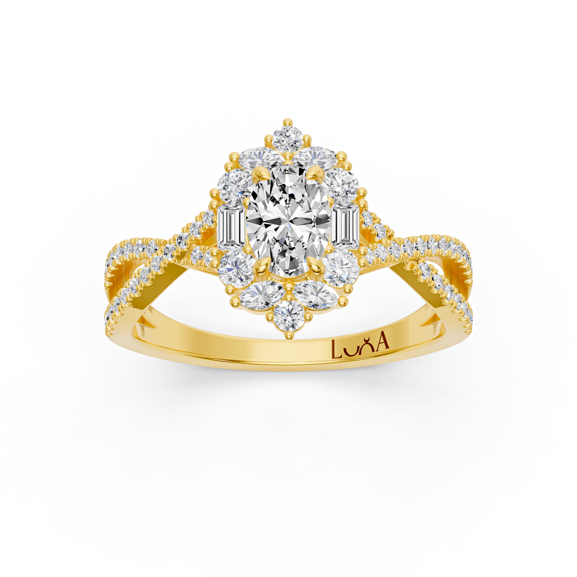 1.00 Karat HRD Sertifikalı Özel Tasarım Pırlanta Yüzük