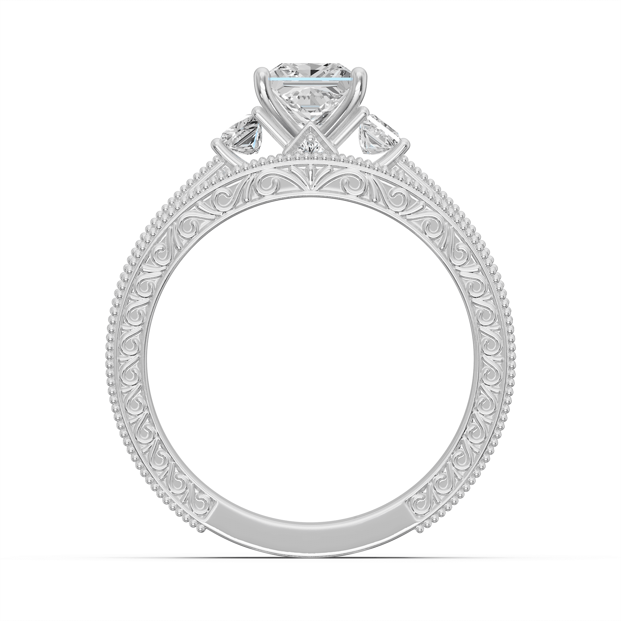 1.35 Karat GIA Sertifikalı Özel Tasarım Pırlanta Yüzük