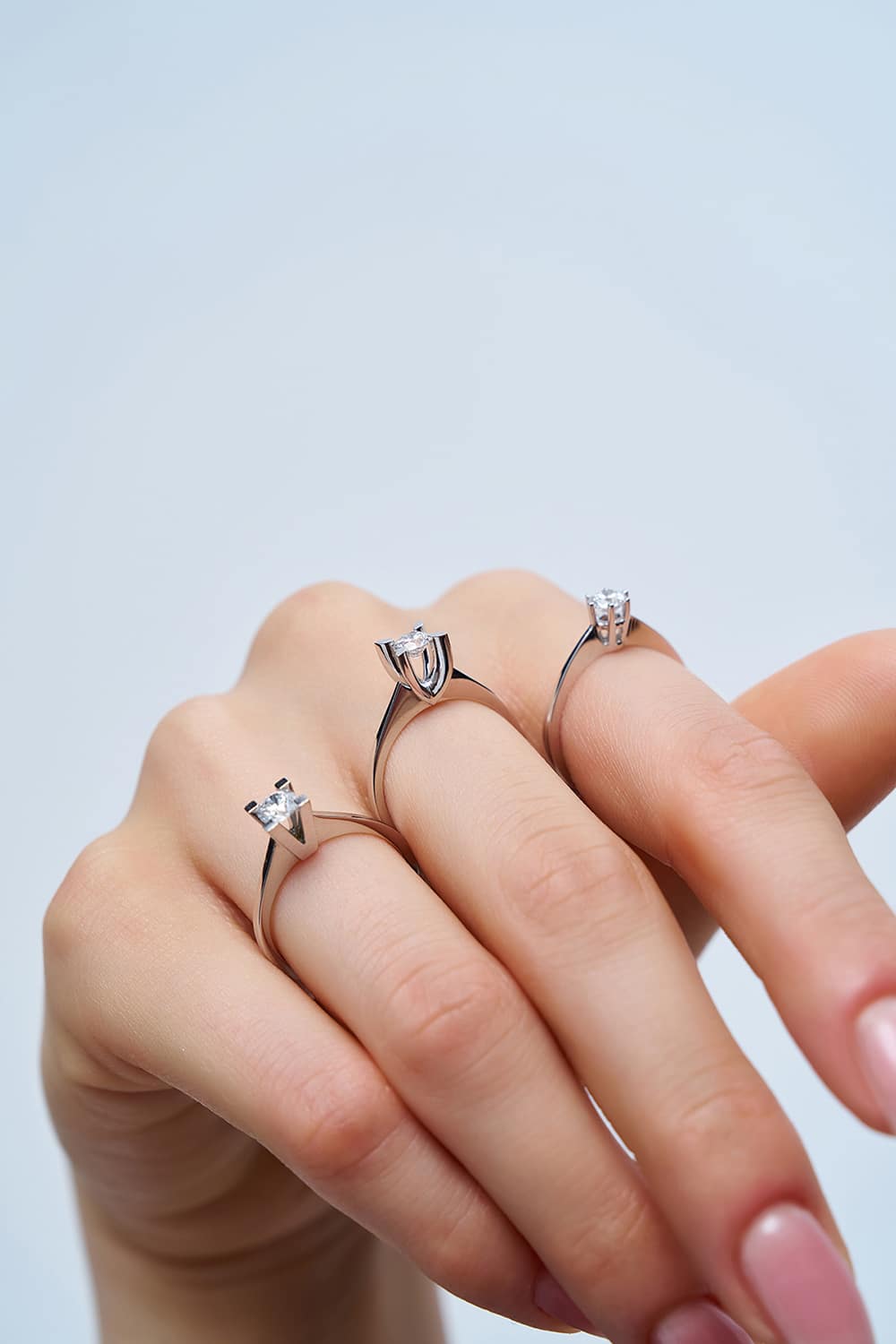 0.40 Karat F SI2 HRD Sertifikalı Tektaş Pırlanta Yüzük