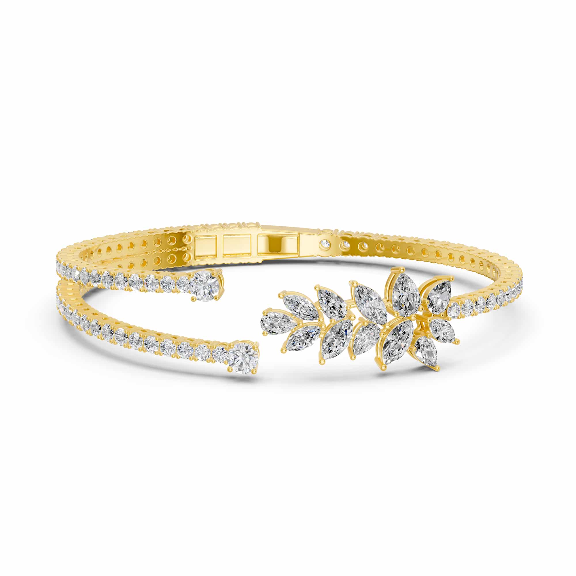 6.74 Karat IDL SERTİFİKALI Özel Tasarım Pırlanta Bileklik