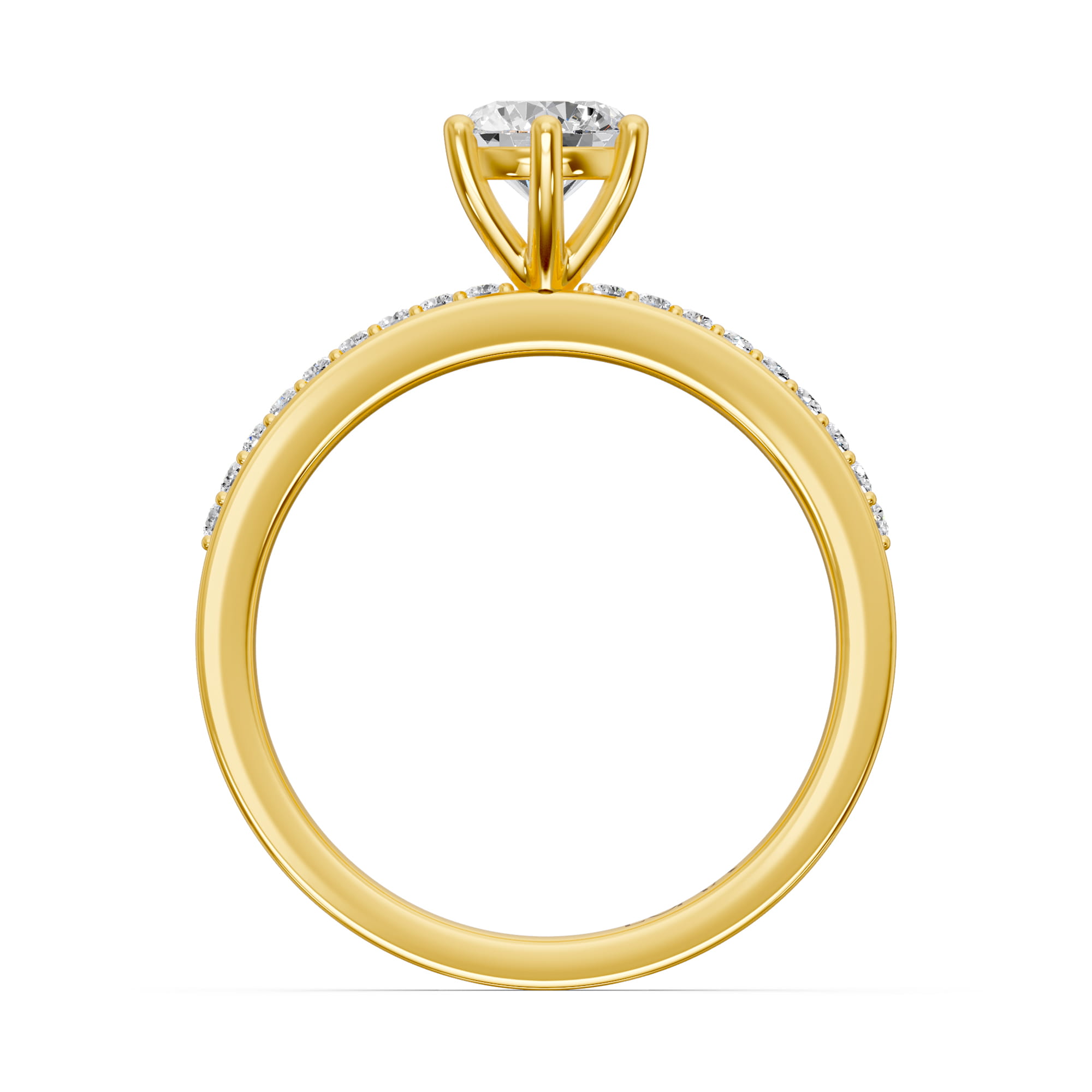 0.62 Karat HRD Sertifikalı Pırlanta Yüzük