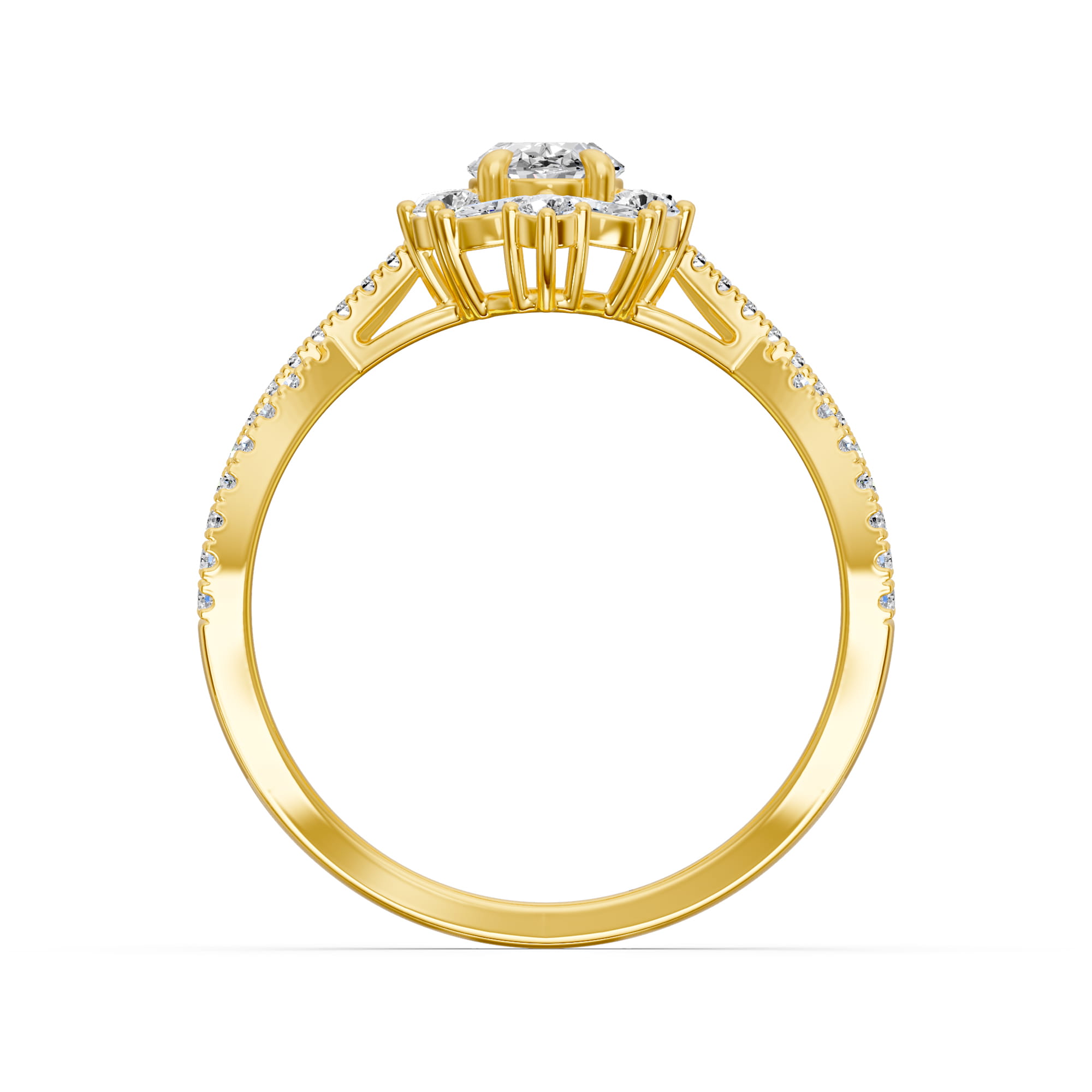 1.00 Karat HRD Sertifikalı Özel Tasarım Pırlanta Yüzük