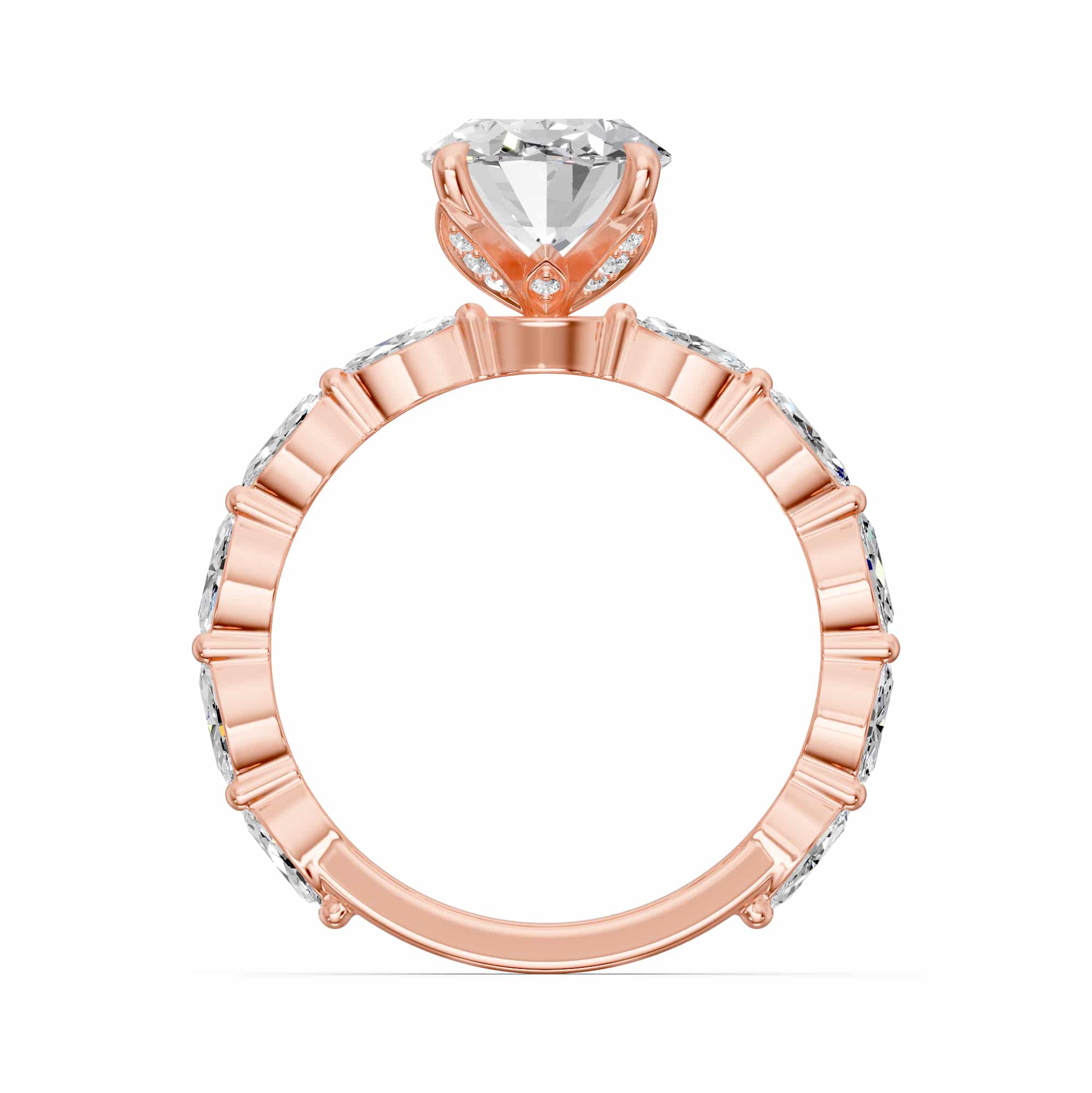 1.60 Karat HRD Sertifikalı Oval Pırlantalı Yüzük