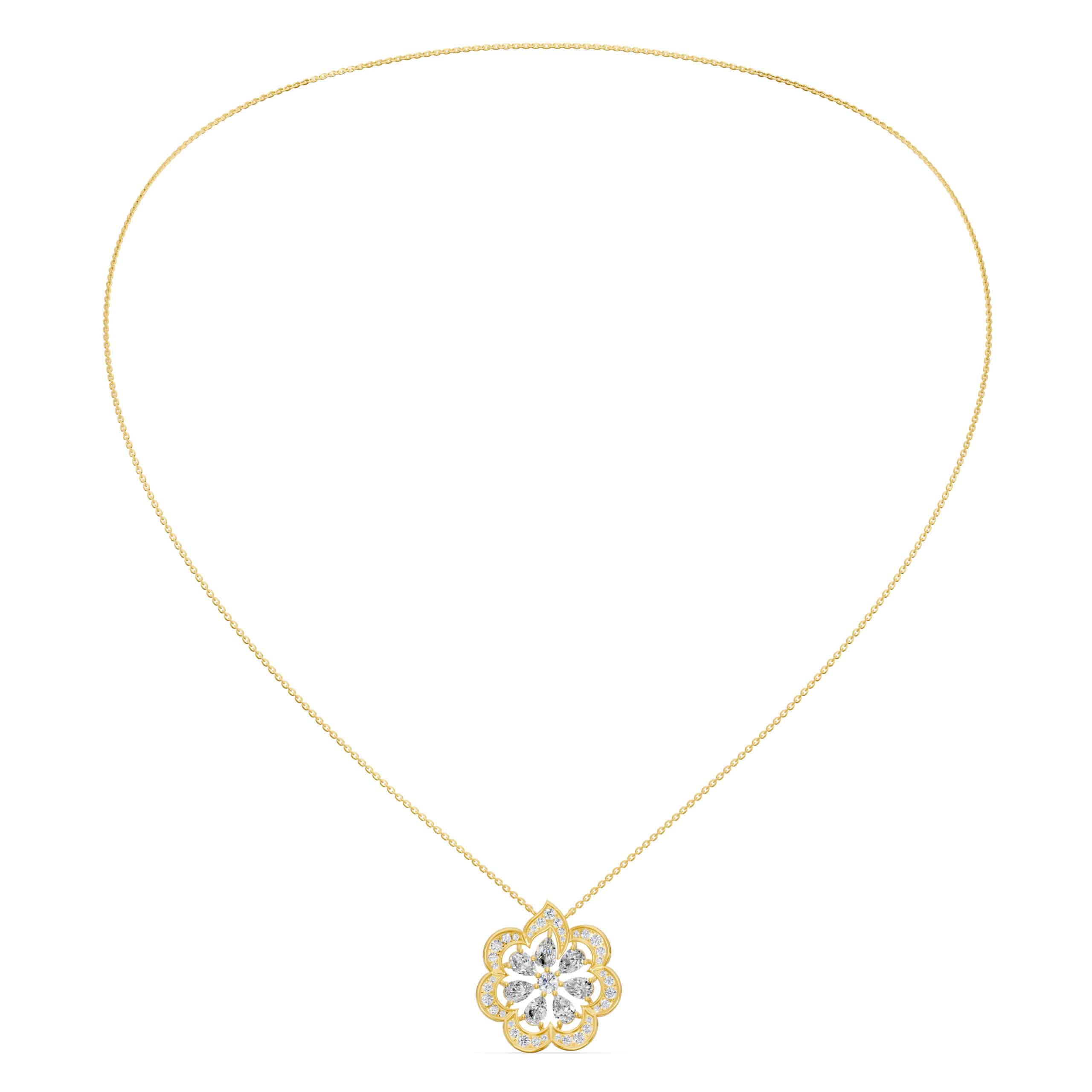 1.45 Karat IDL SERTİFİKALI Damla Pırlanta Kolye