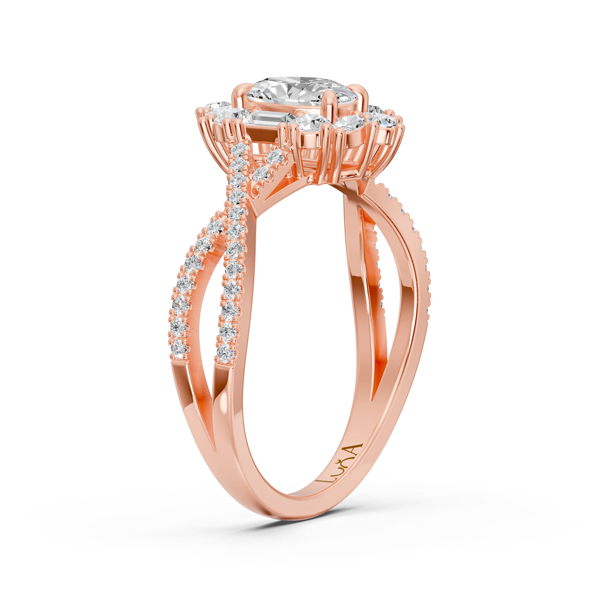 1.00 Karat HRD Sertifikalı Özel Tasarım Pırlanta Yüzük