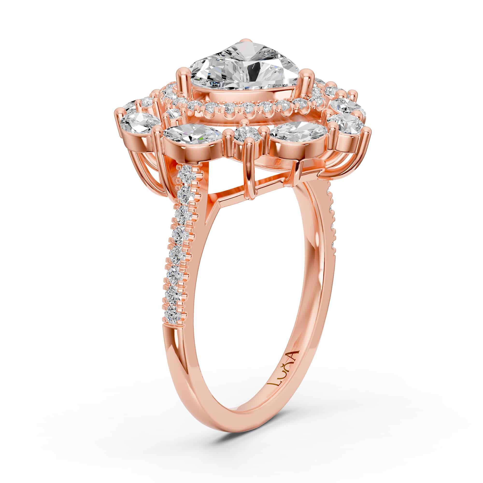 2.19 Karat HRD SERTİFİKALI Kalp Pırlanta Yüzük