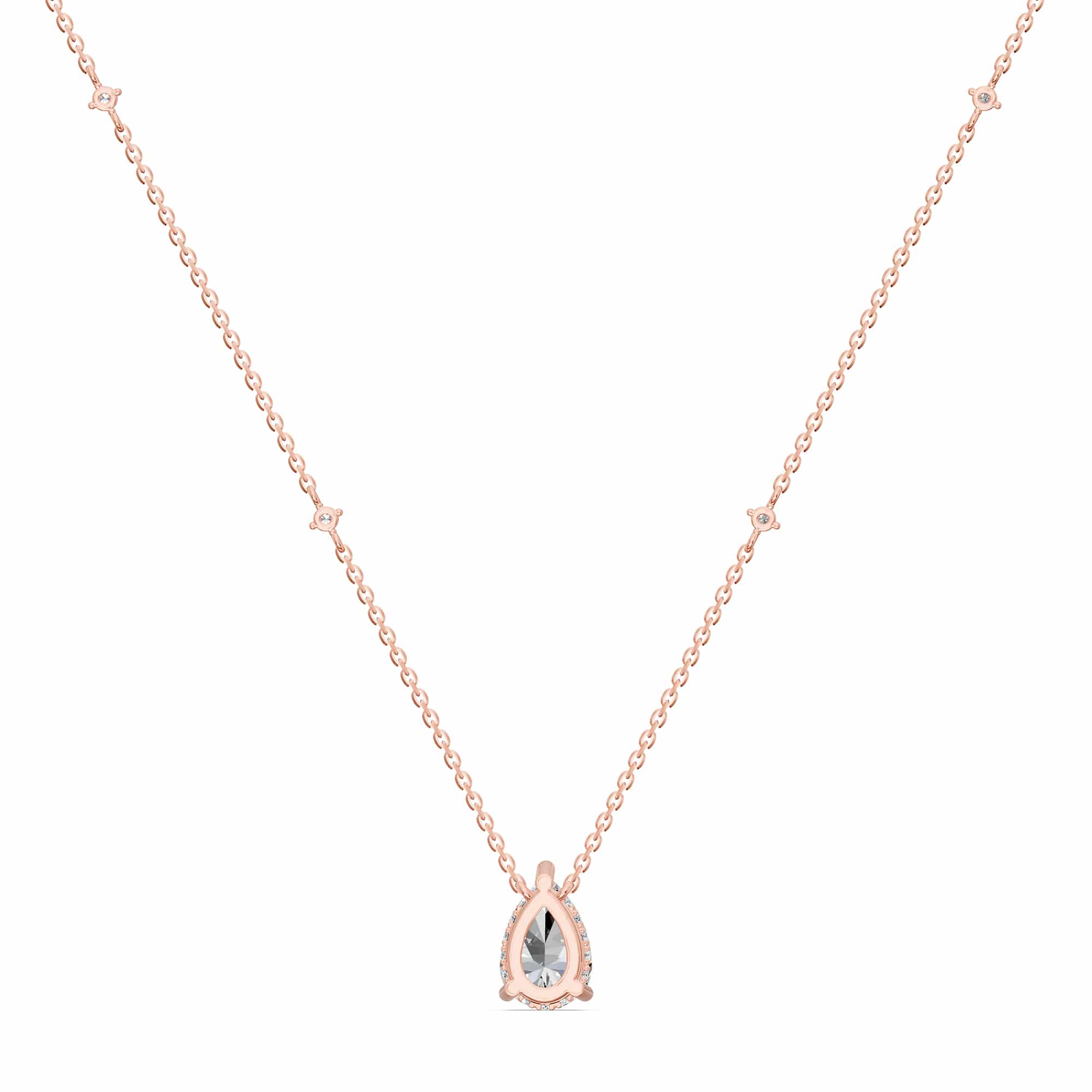 0.52 Karat IDL SERTİFİKALI Damla Pırlanta Kolye