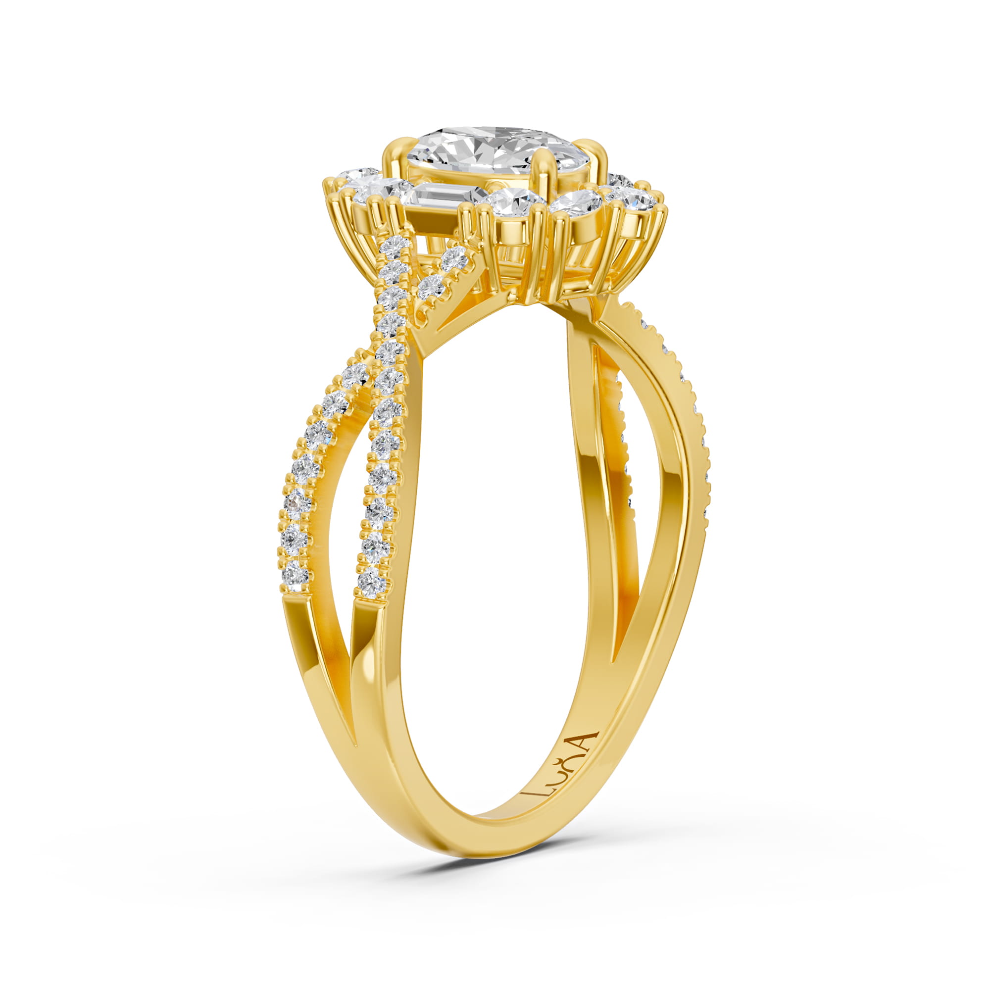 1.00 Karat HRD Sertifikalı Özel Tasarım Pırlanta Yüzük