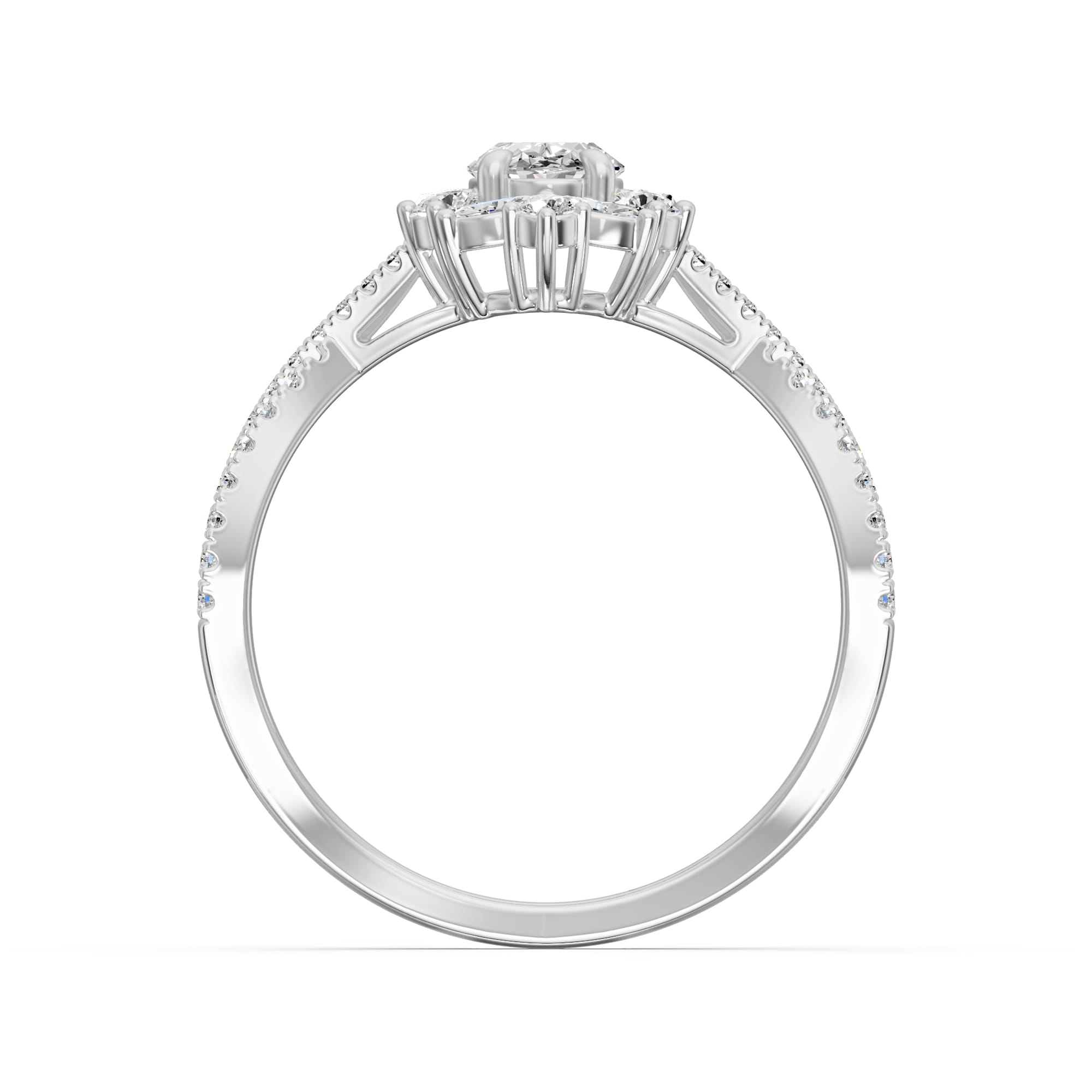 1.00 Karat HRD Sertifikalı Özel Tasarım Pırlanta Yüzük