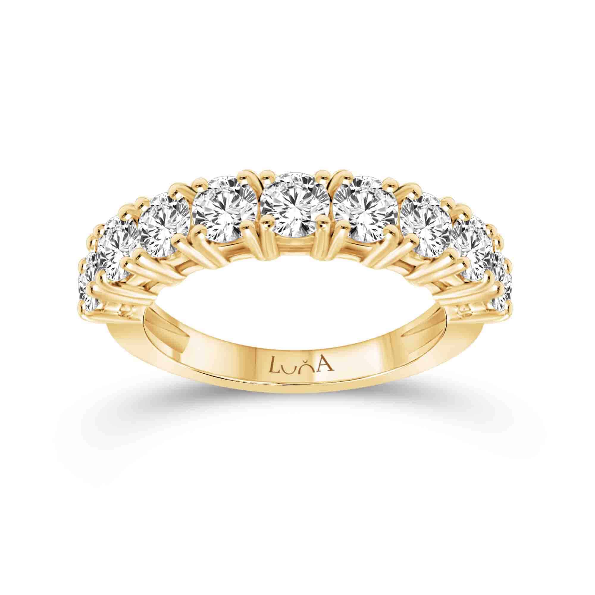 1.73 Karat IDL SERTİFİKALI Yarımtur Pırlanta Yüzük