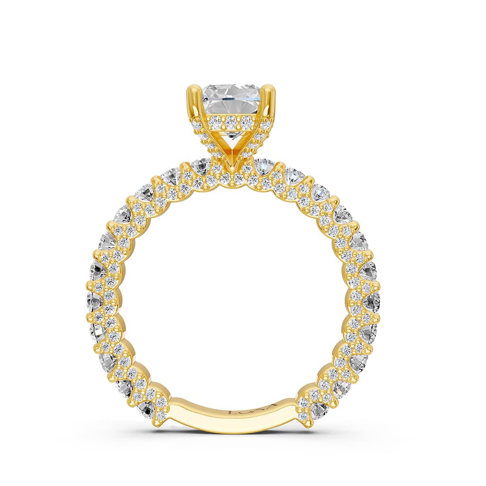 2.13 Karat Tasarım HRD Sertifikalı Pırlanta Radiant Yüzük