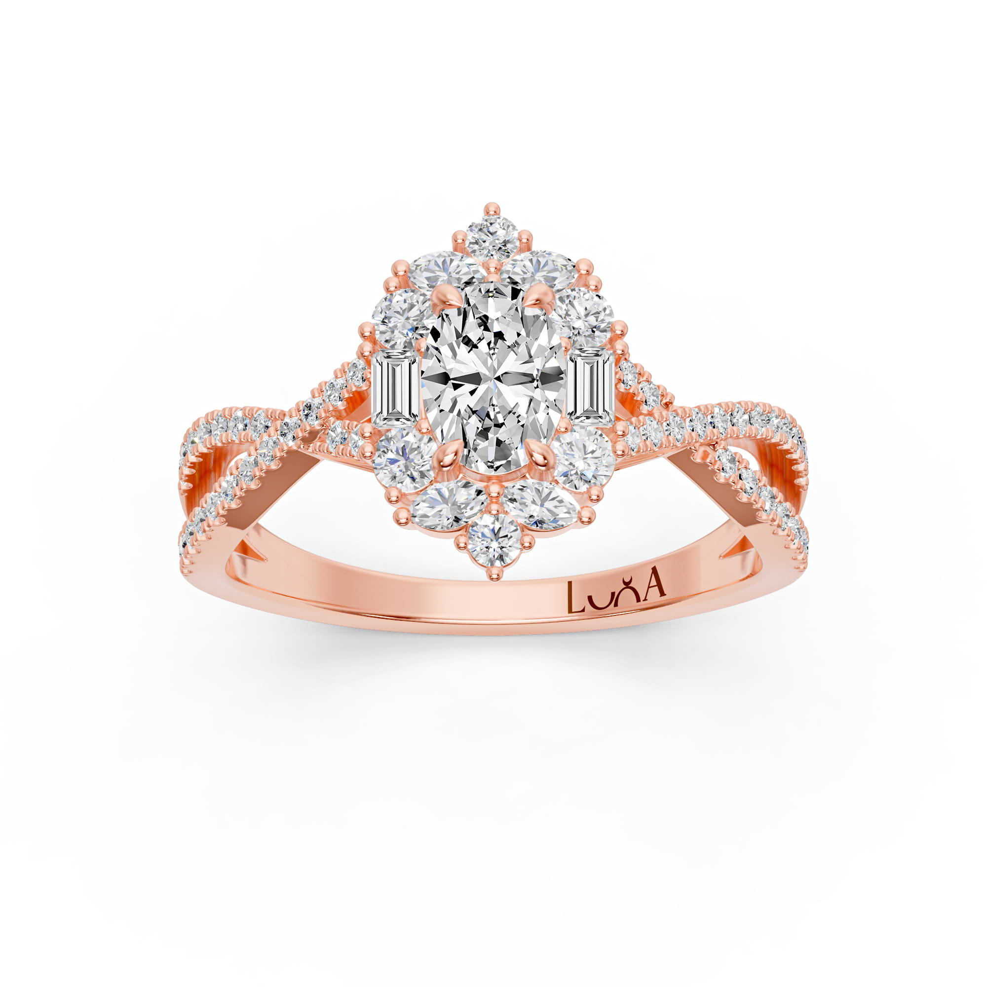 1.00 Karat HRD Sertifikalı Özel Tasarım Pırlanta Yüzük