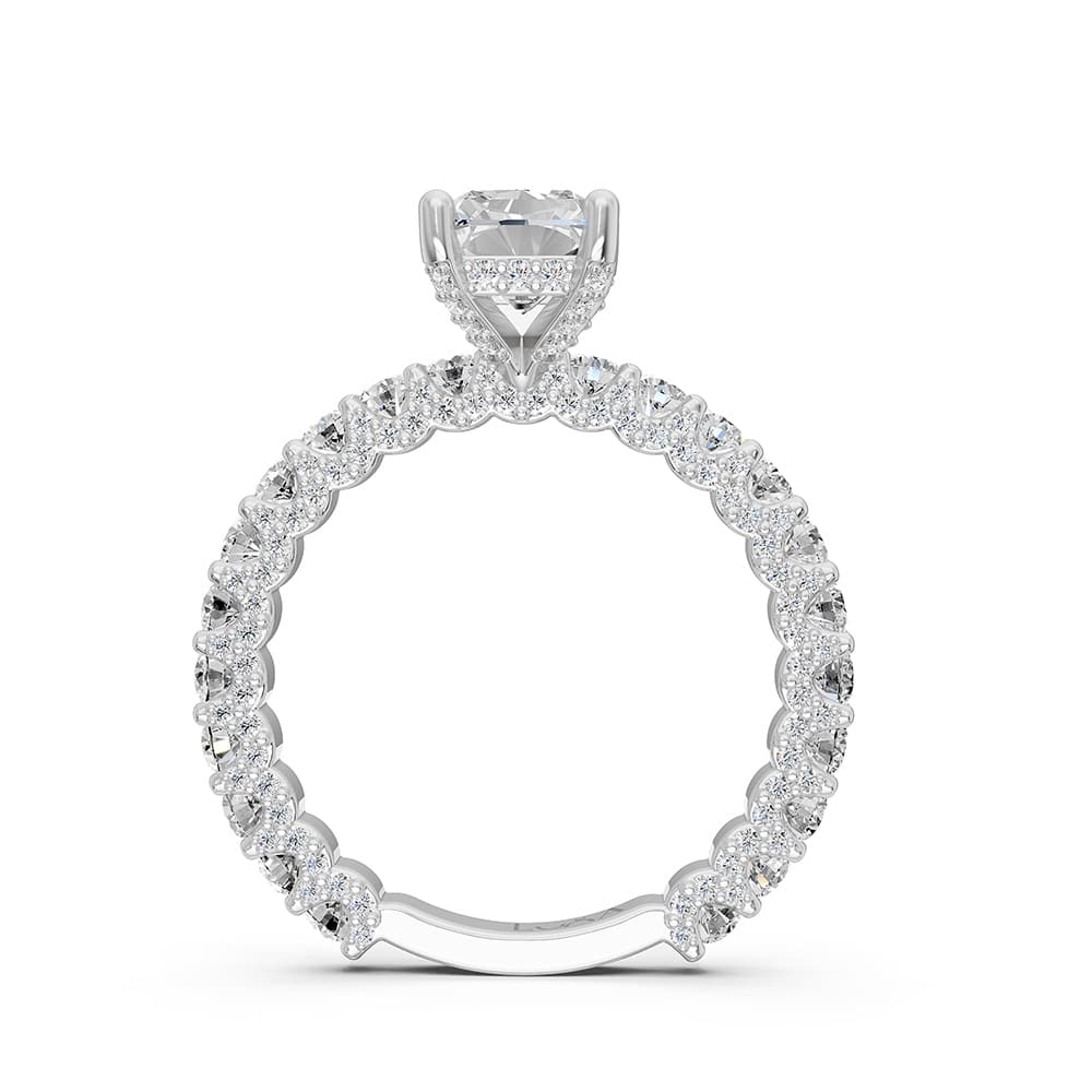 2.13 Karat Tasarım HRD Sertifikalı Pırlanta Radiant Yüzük