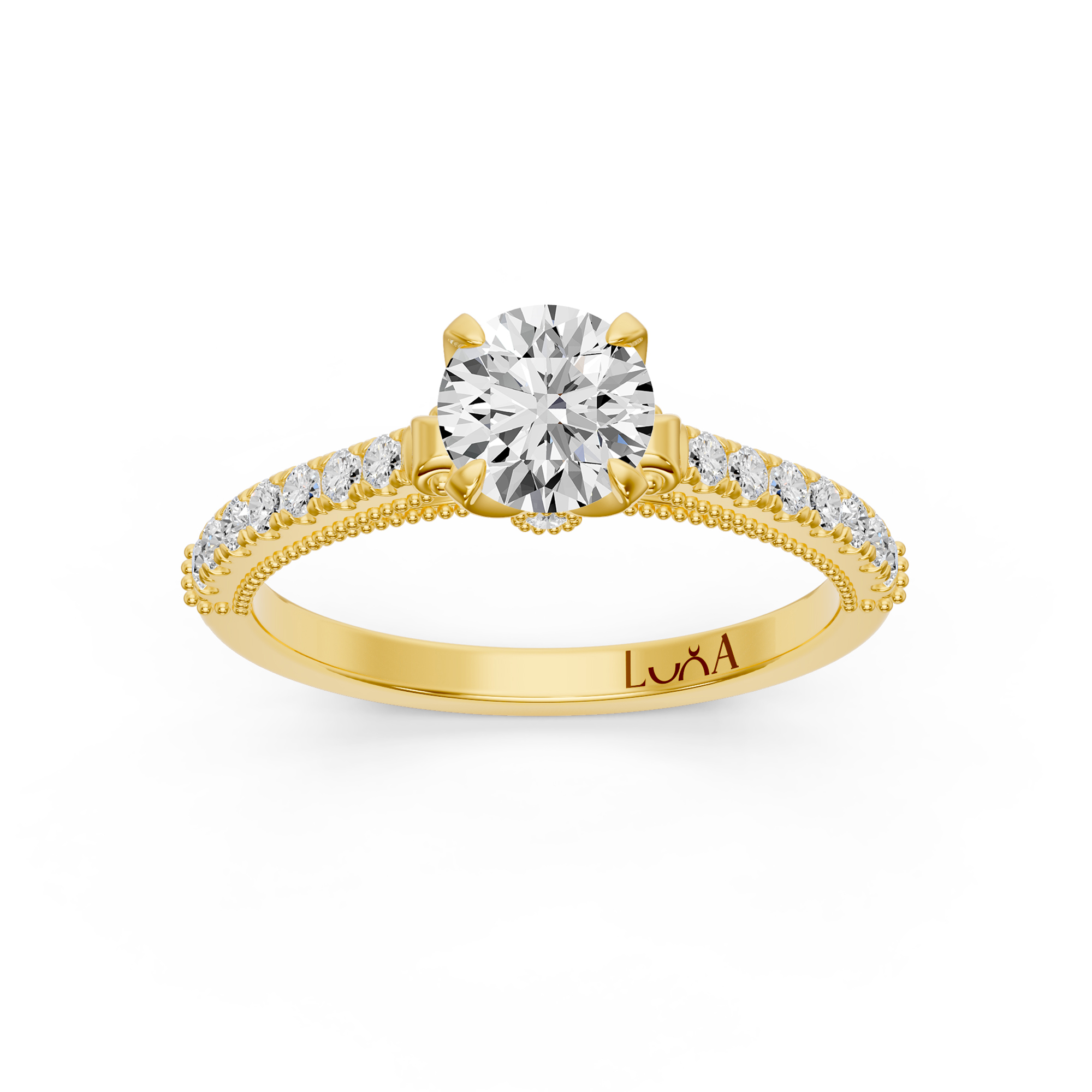 0.70 Karat HRD SERTİFİKALI Tasarım Pırlanta Yüzük