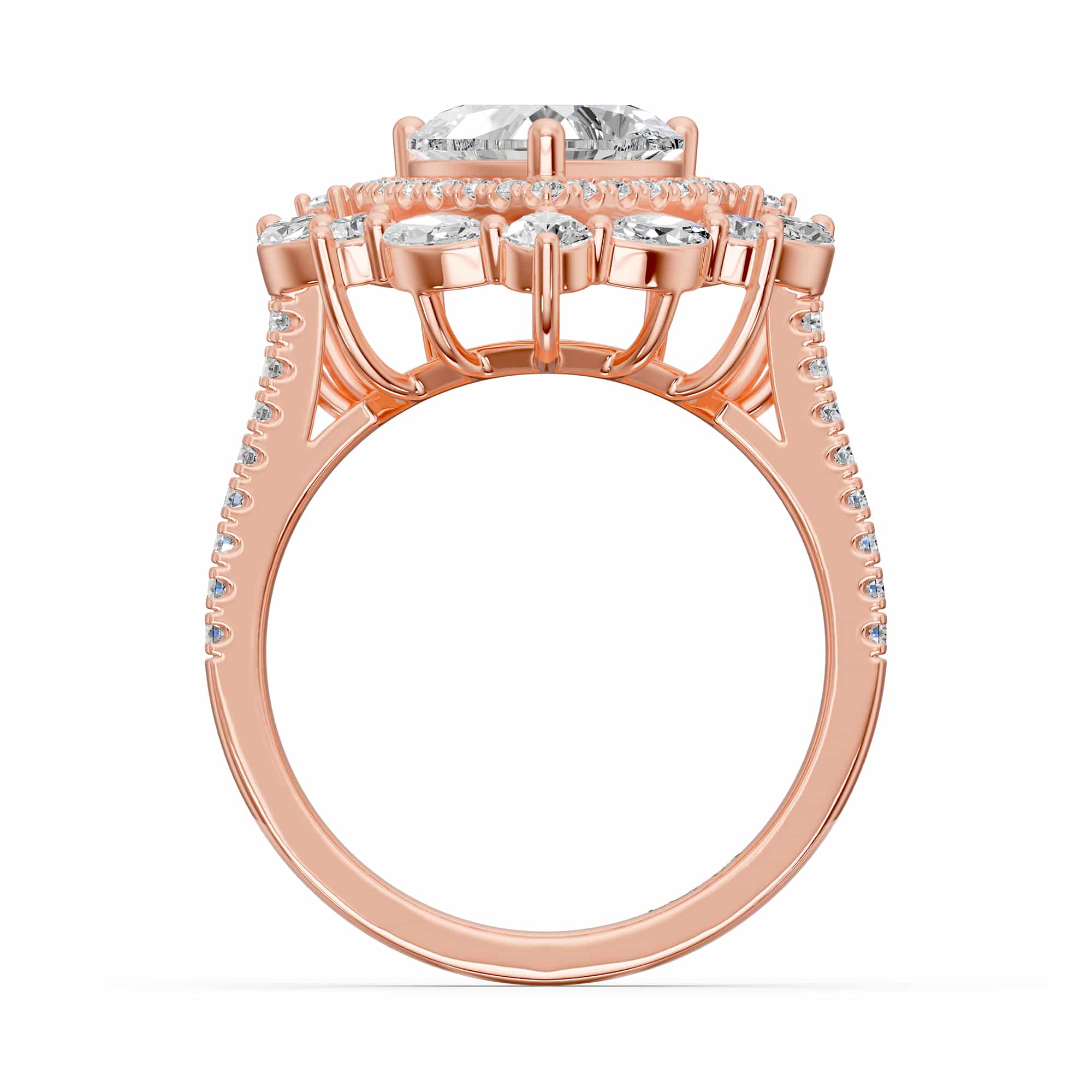 2.19 Karat HRD SERTİFİKALI Kalp Pırlanta Yüzük