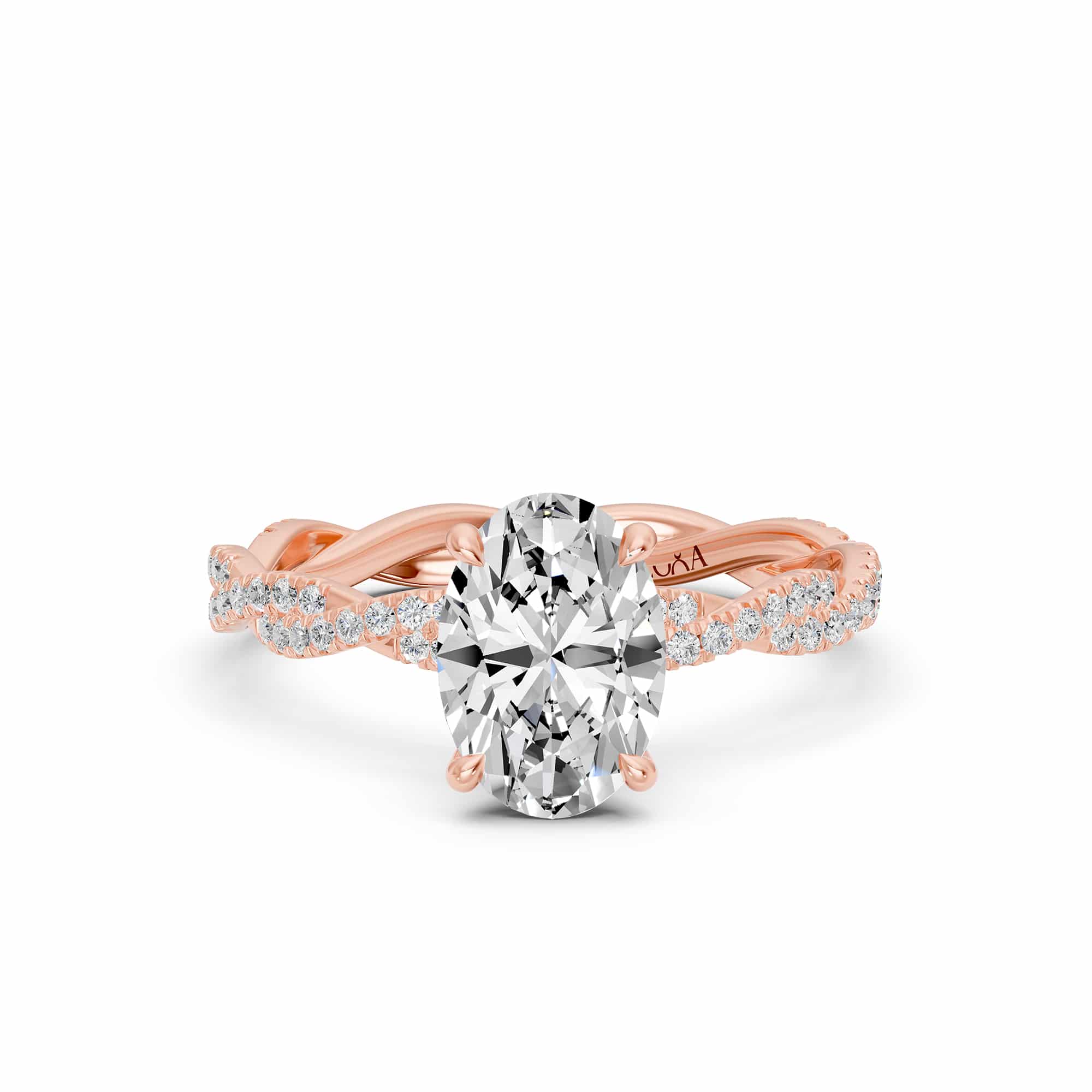 1.35 Karat HRD Sertifikalı  Oval Pırlanta Yüzük