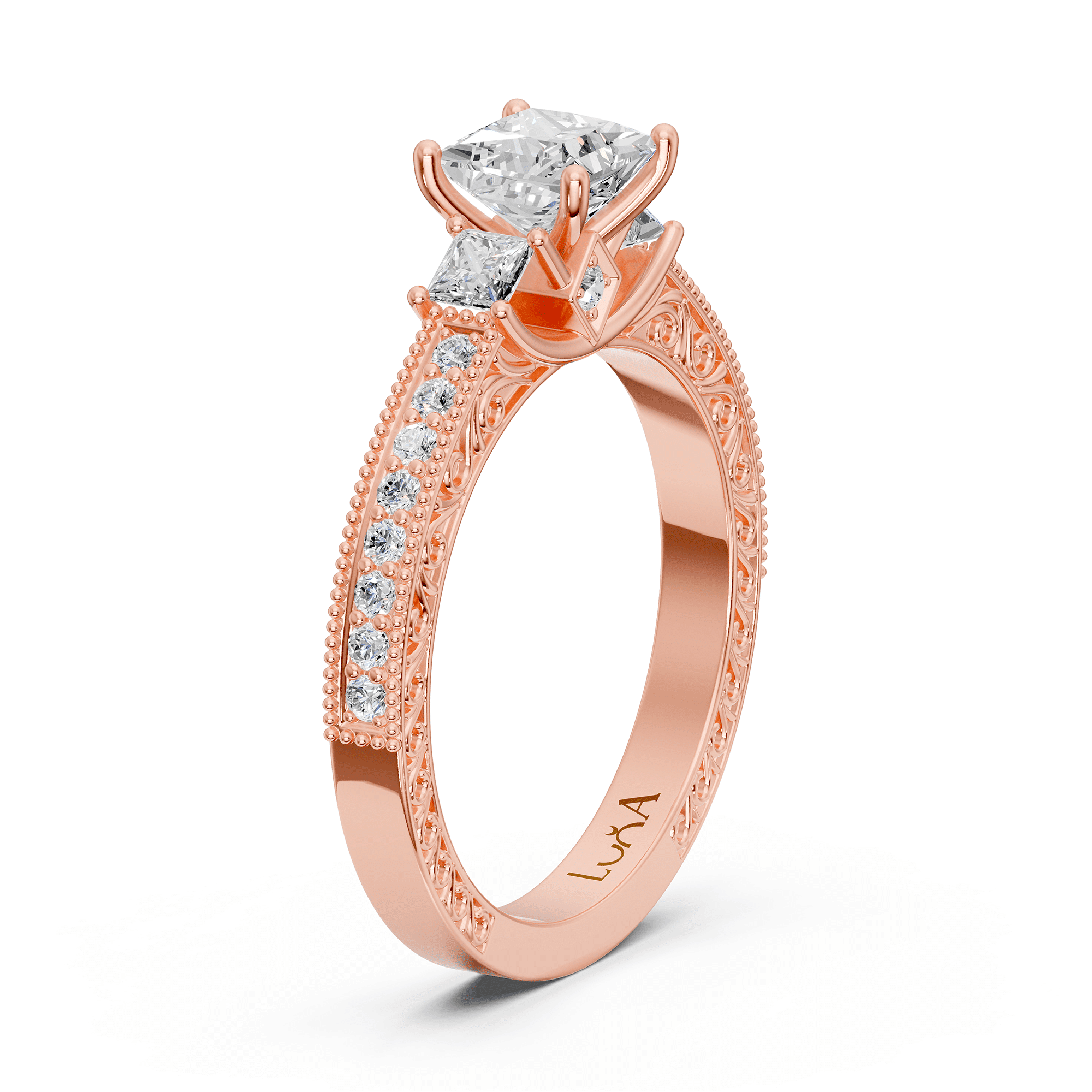 1.35 Karat GIA Sertifikalı Özel Tasarım Pırlanta Yüzük