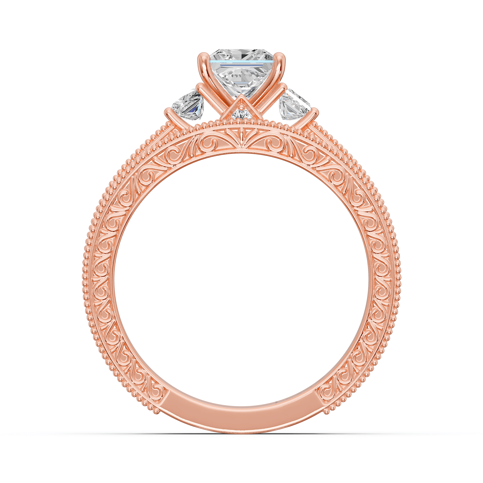 1.35 Karat GIA Sertifikalı Özel Tasarım Pırlanta Yüzük