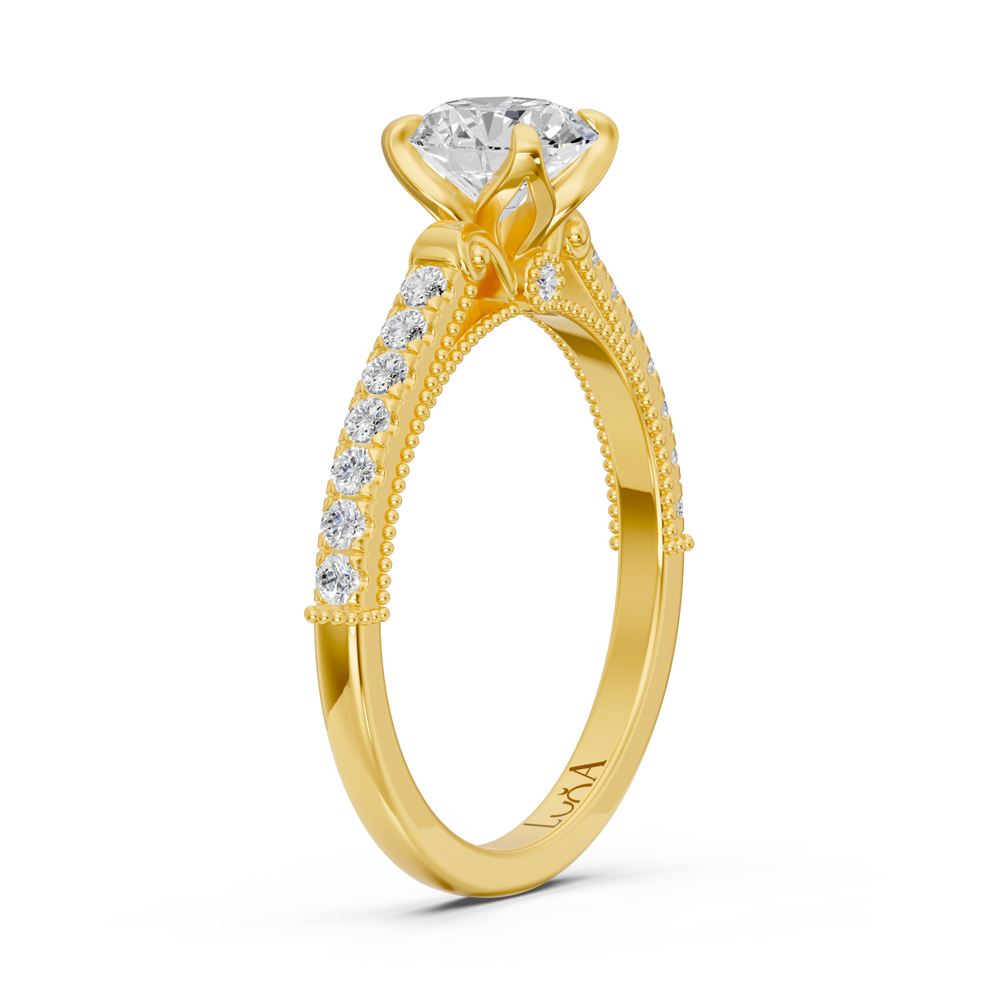 0.70 Karat HRD SERTİFİKALI Tasarım Pırlanta Yüzük