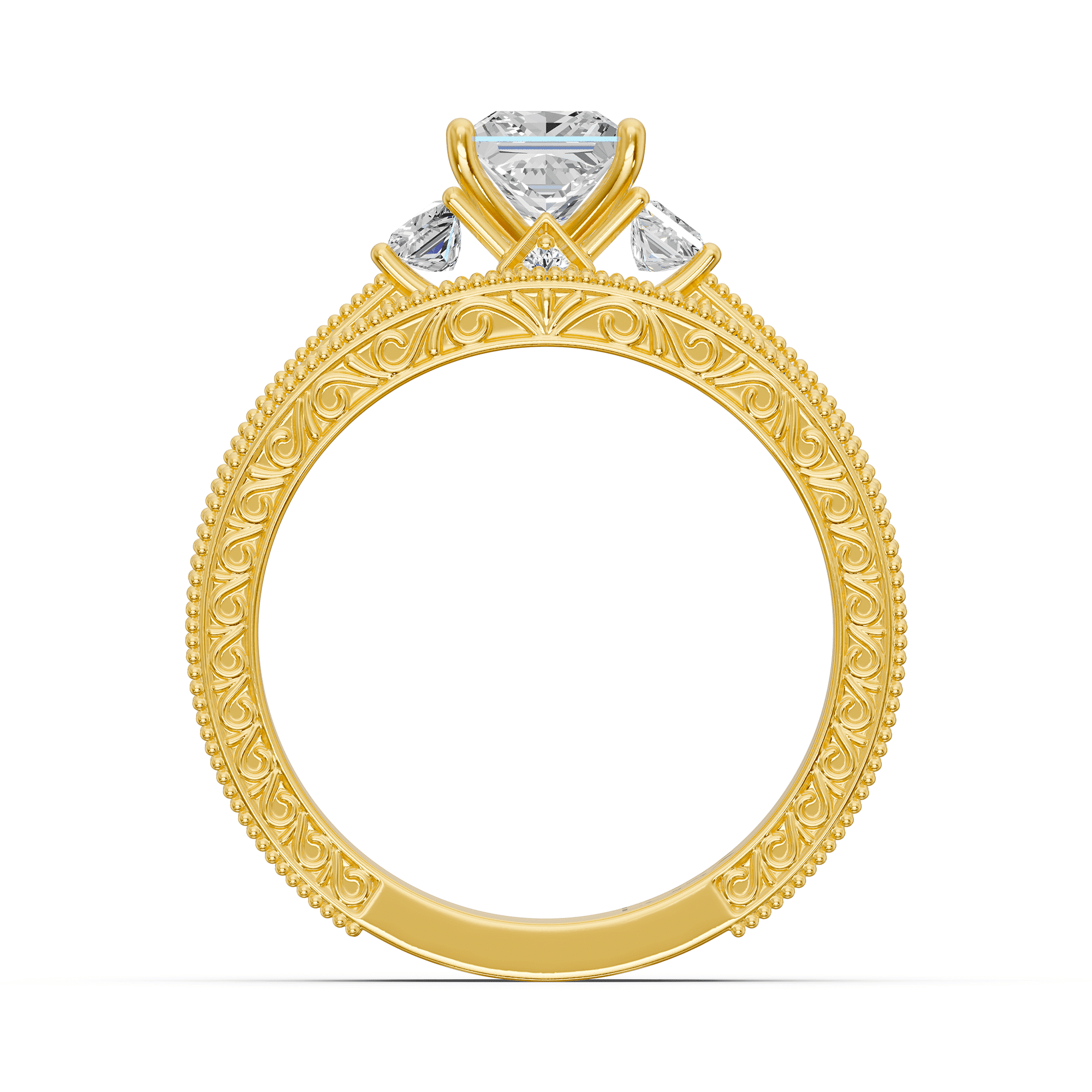 1.35 Karat GIA Sertifikalı Özel Tasarım Pırlanta Yüzük