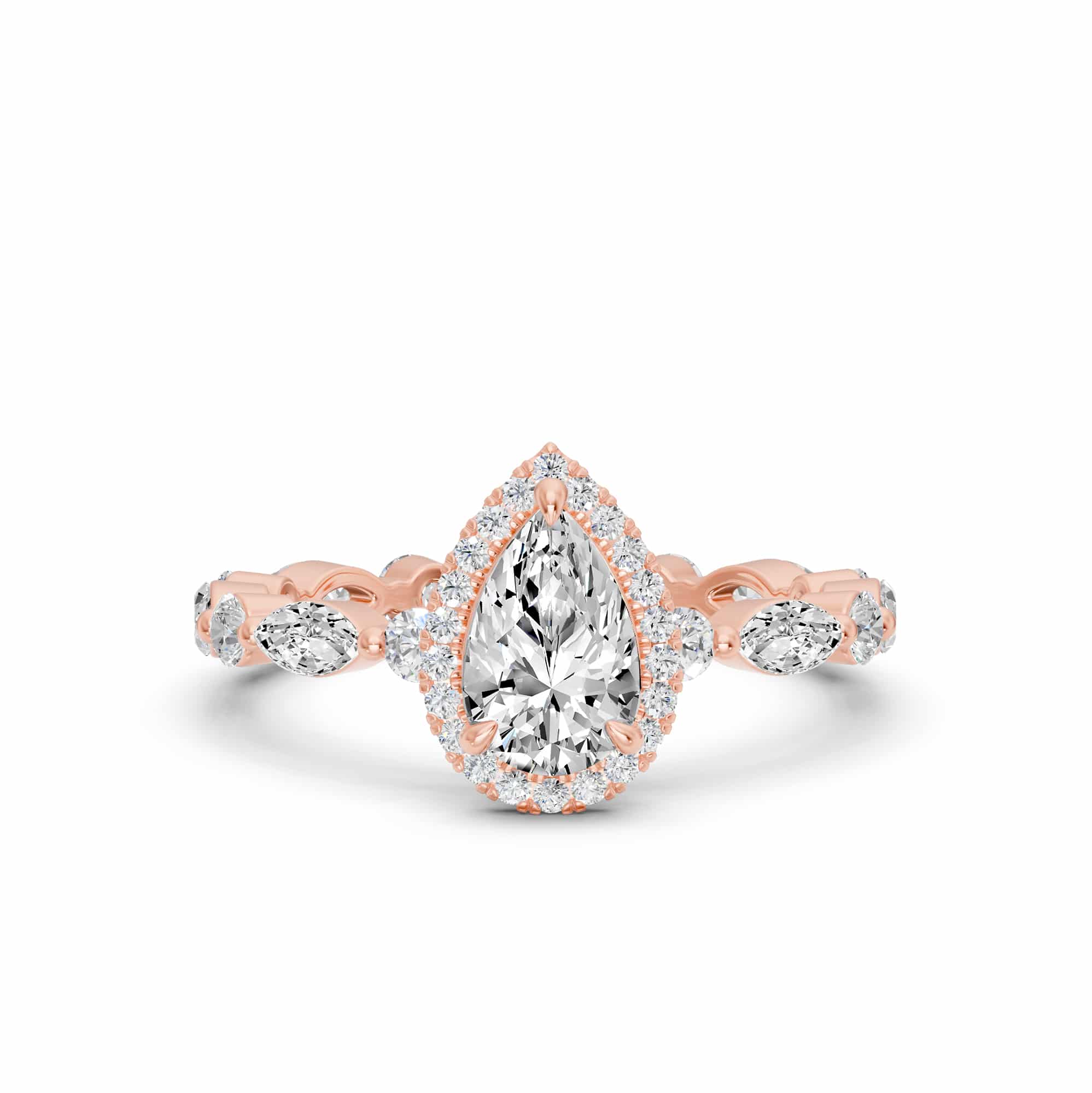 2.02 Karat HRD Sertifikalı Tasarım Pırlantalı Yüzük