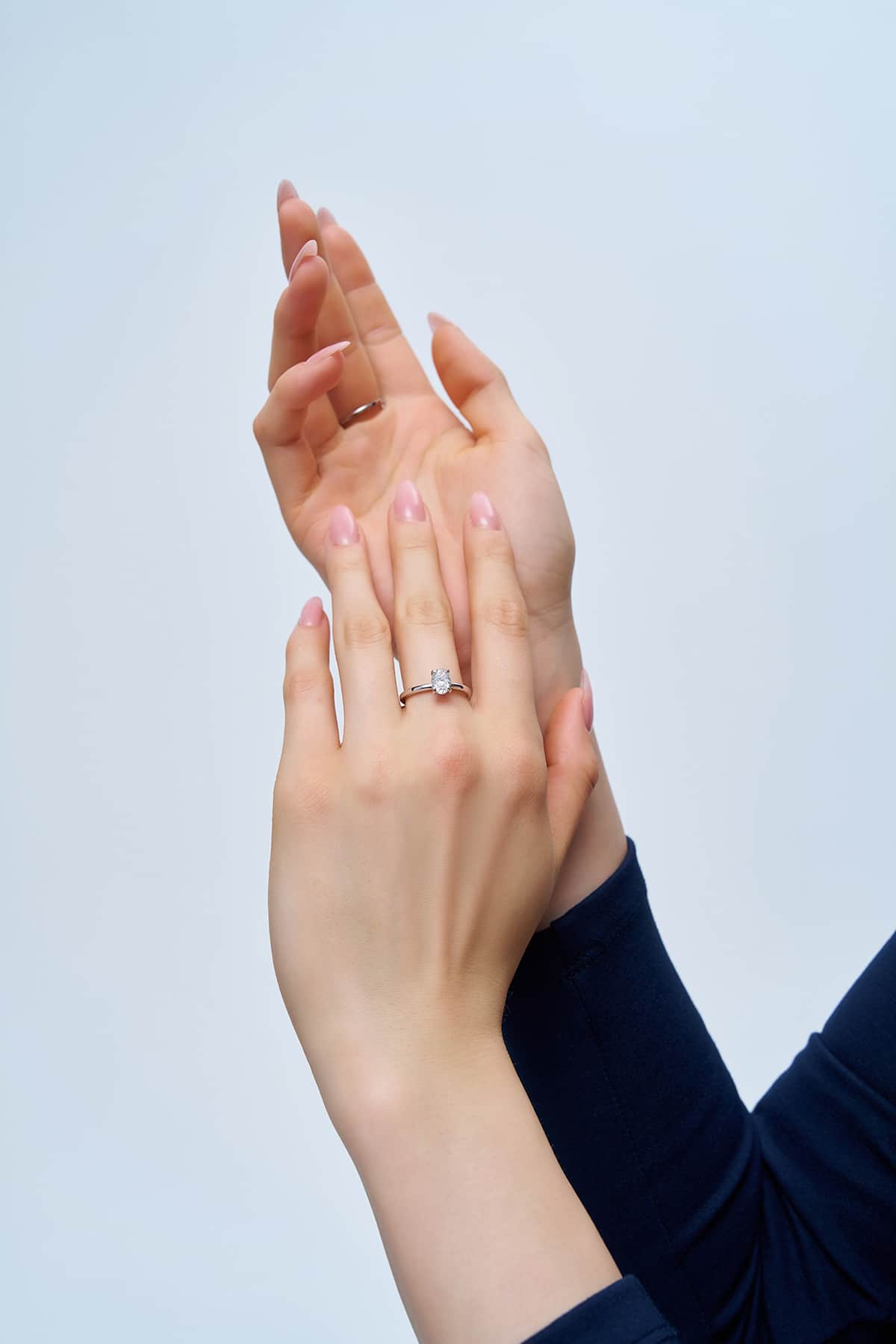 1.00 Karat IDL Sertifikalı Oval Tektaş Pırlanta Yüzük