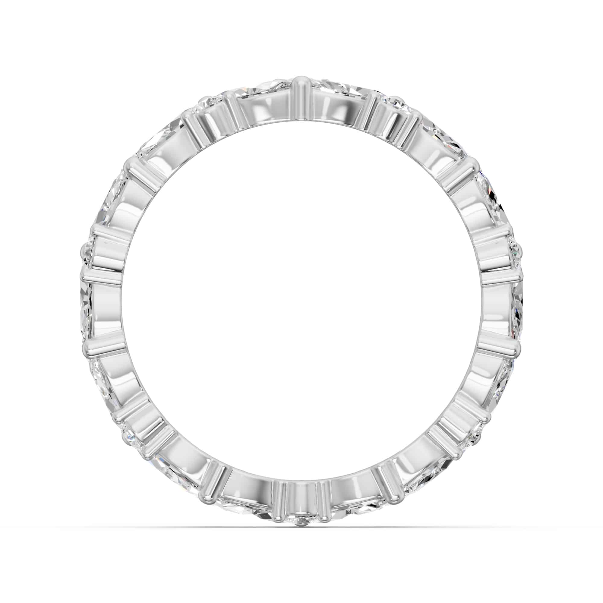 1.68 Karat IDL Sertifikalı Markiz Pırlantalı Tamtur Yüzük