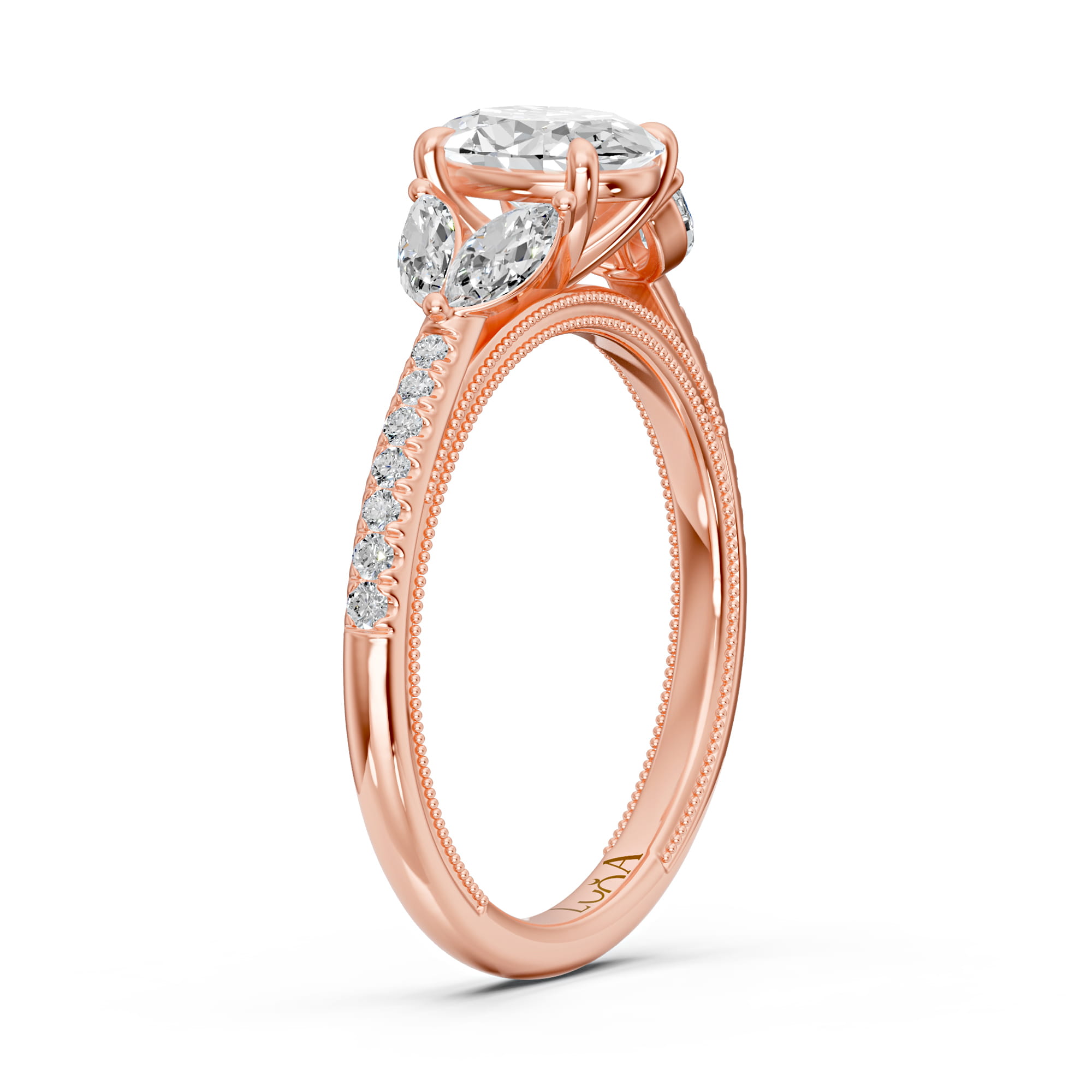 1.41 Karat HRD Sertifikalı Özel Tasarım Pırlanta Yüzük