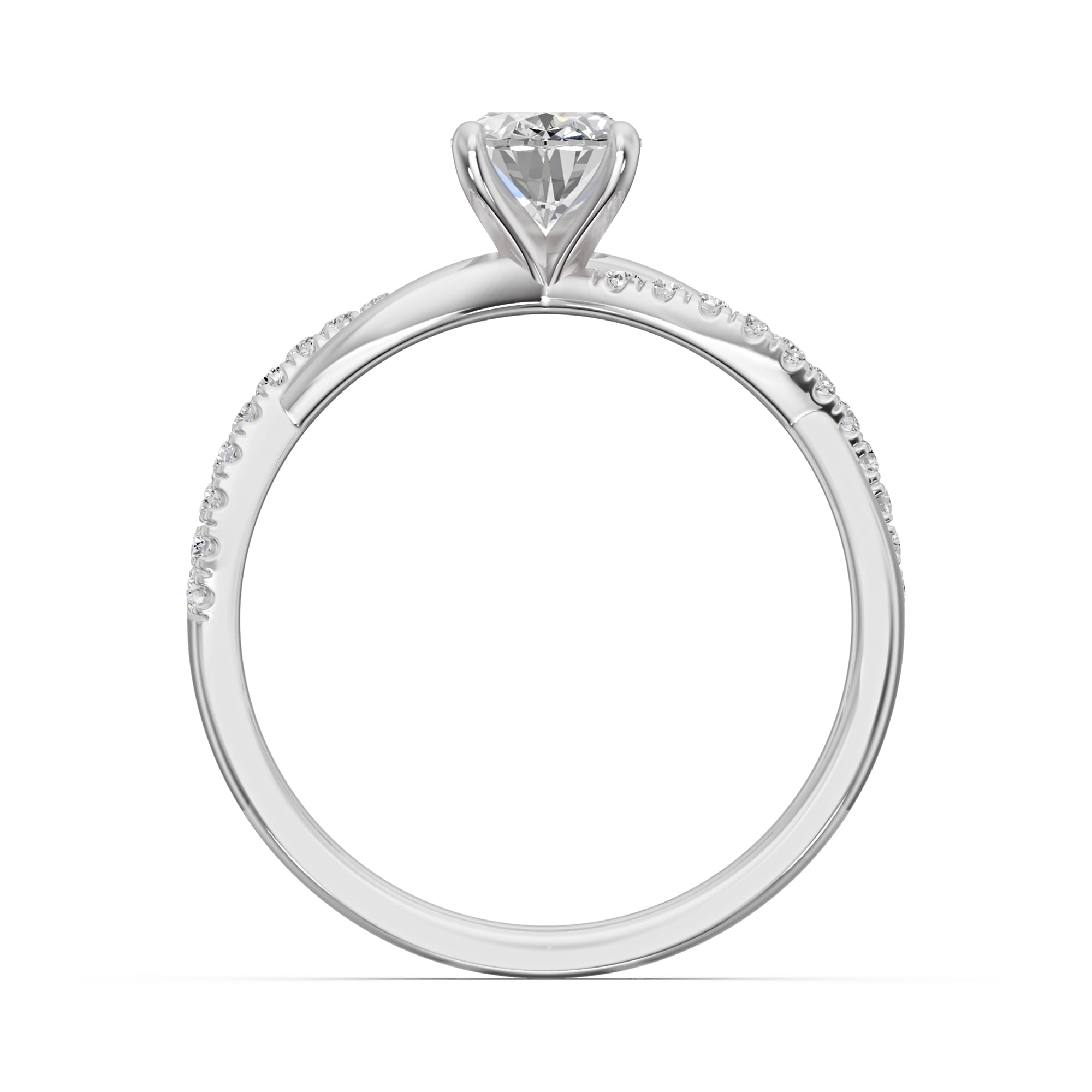 1.14 Karat HRD Sertifikalı Özel Tasarım Pırlanta Yüzük