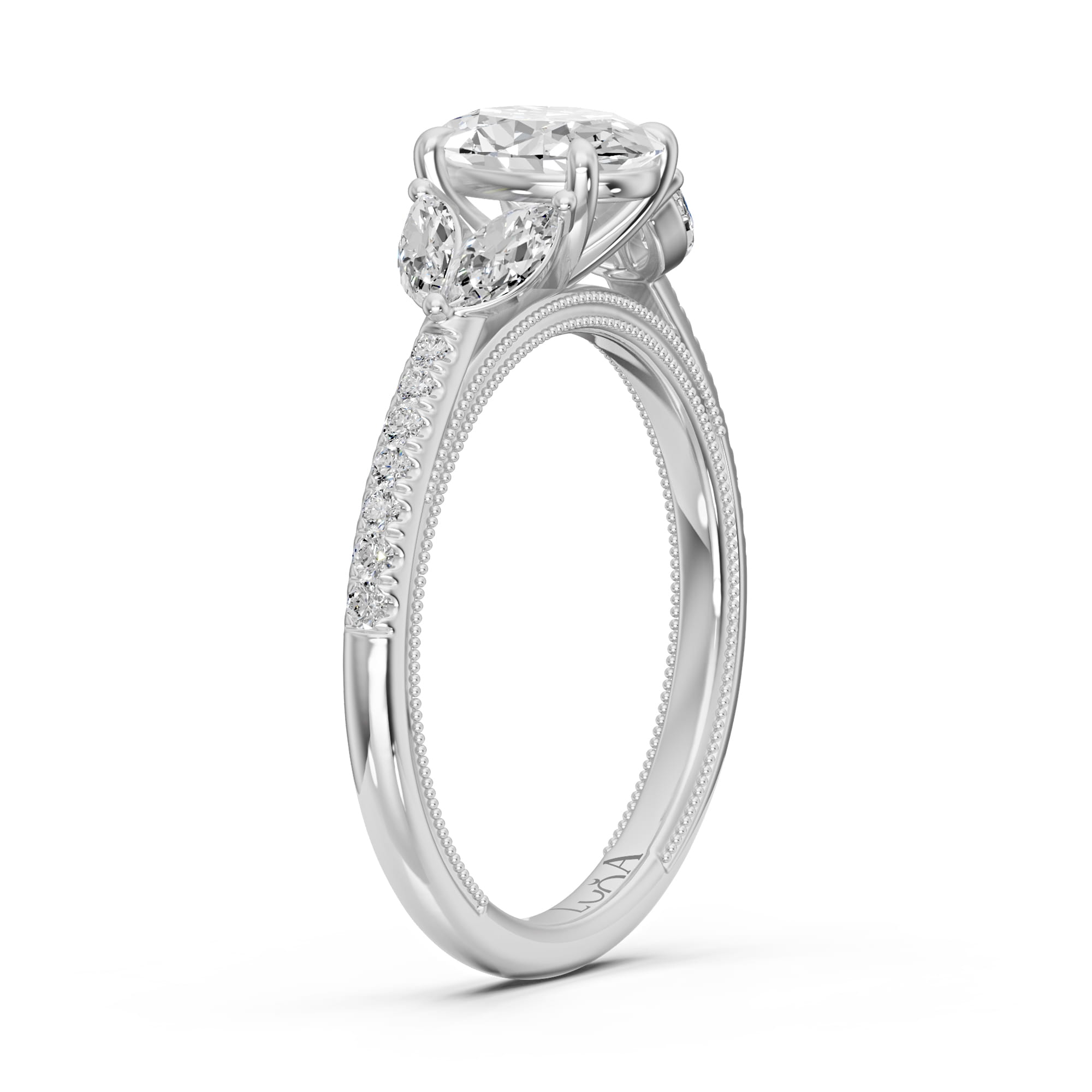 1.41 Karat HRD Sertifikalı Özel Tasarım Pırlanta Yüzük