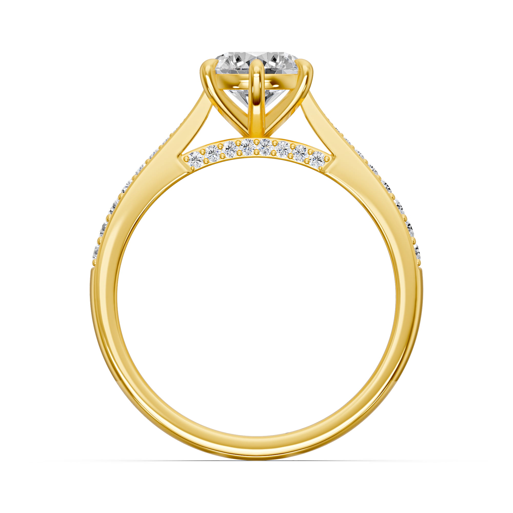 1.20 Karat HRD Sertifikalı Özel Tasarım Pırlanta Yüzük