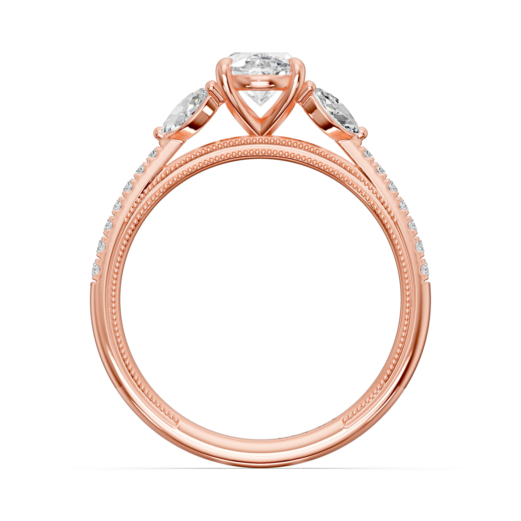 1.41 Karat HRD Sertifikalı Özel Tasarım Pırlanta Yüzük