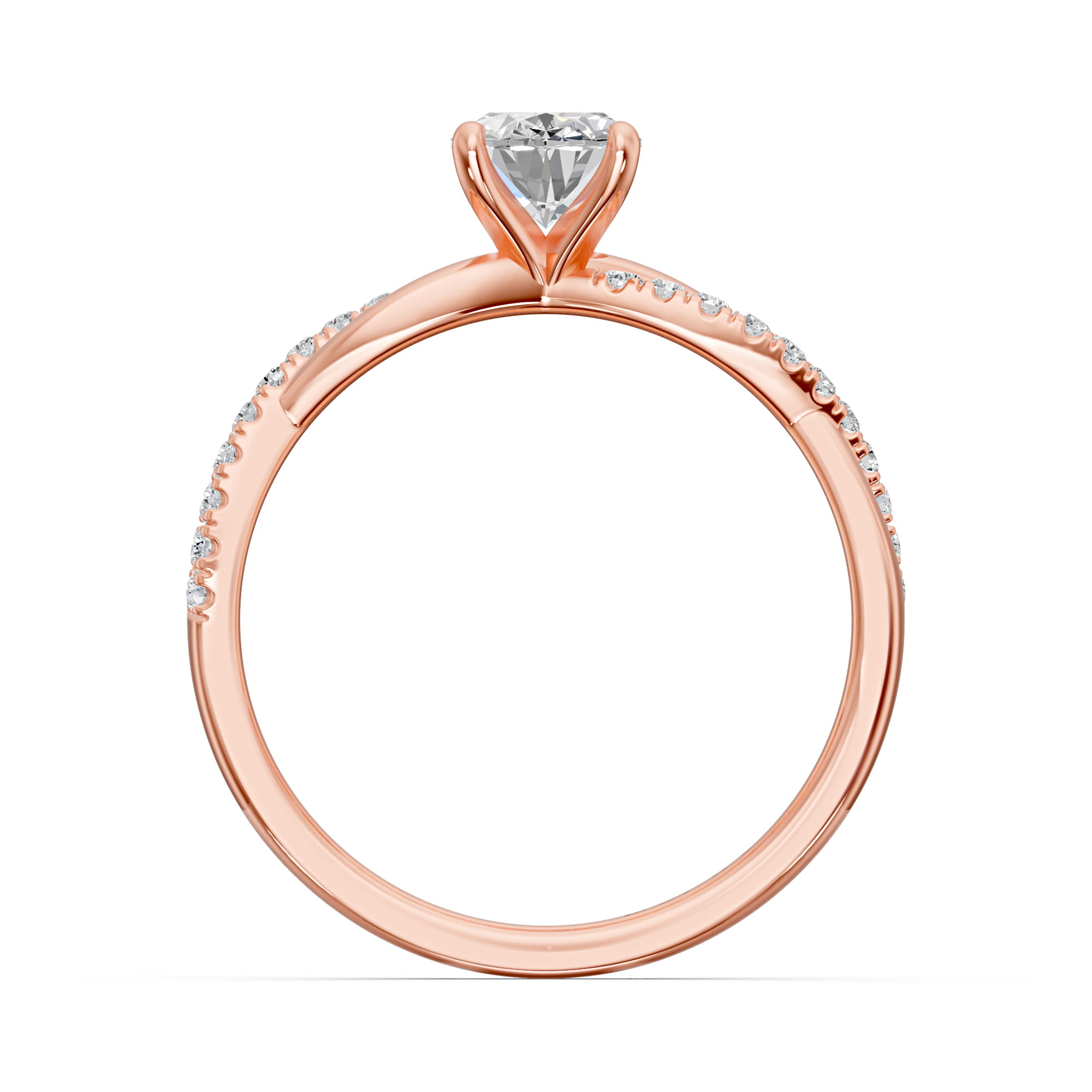 1.14 Karat HRD Sertifikalı Özel Tasarım Pırlanta Yüzük