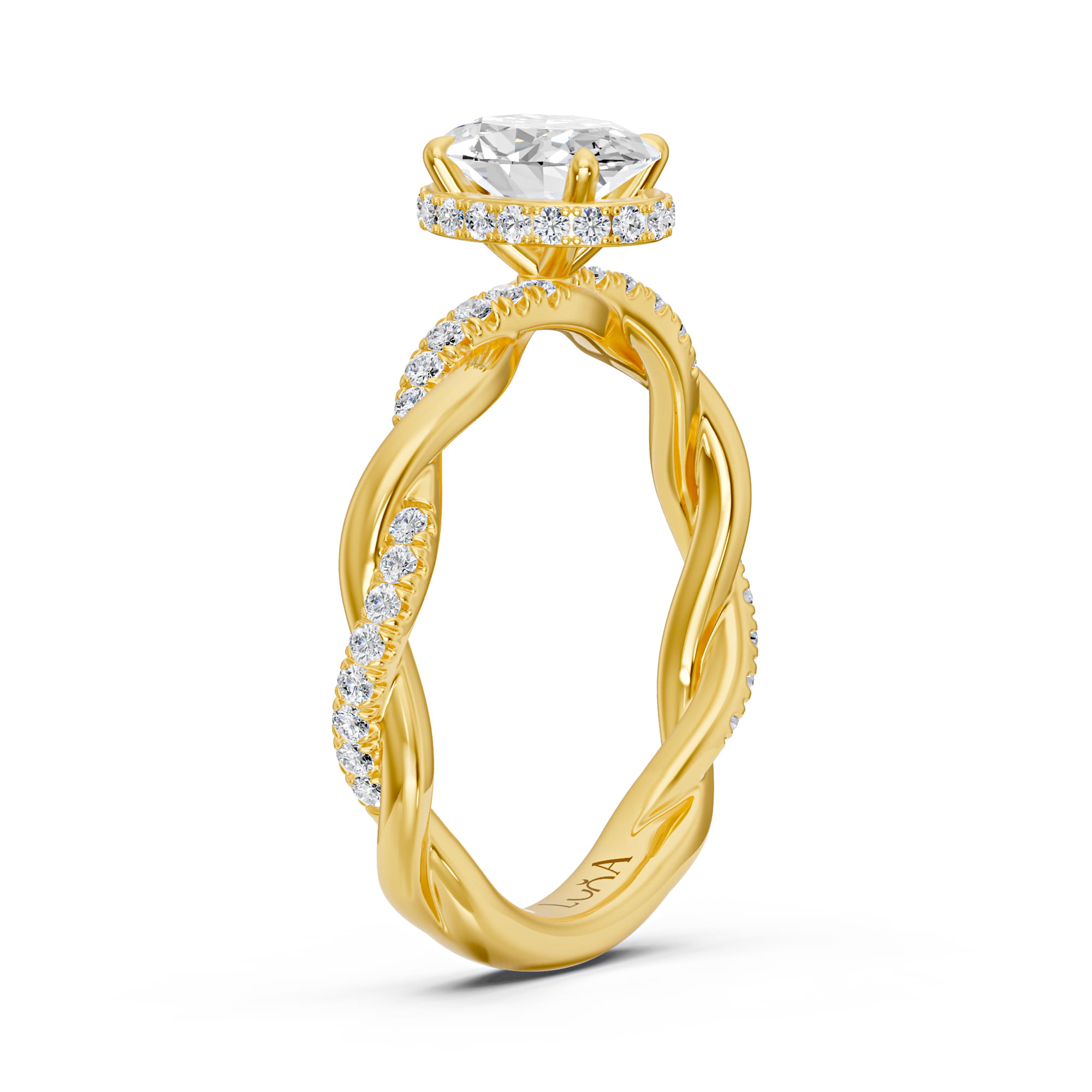 1.27 Karat HRD Sertifikalı Özel Tasarım Pırlanta Yüzük