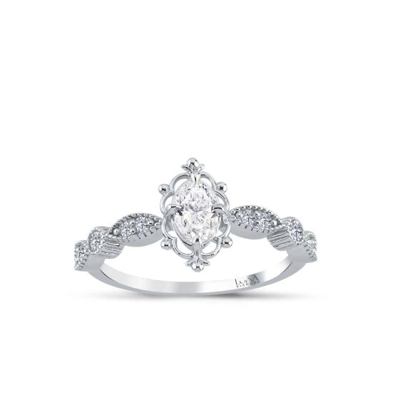 0.57 Karat Oval Pırlanta Yüzük