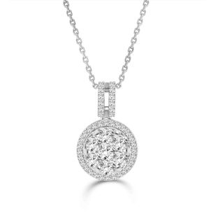0.65 Karat Tasarım Pırlanta Kolye