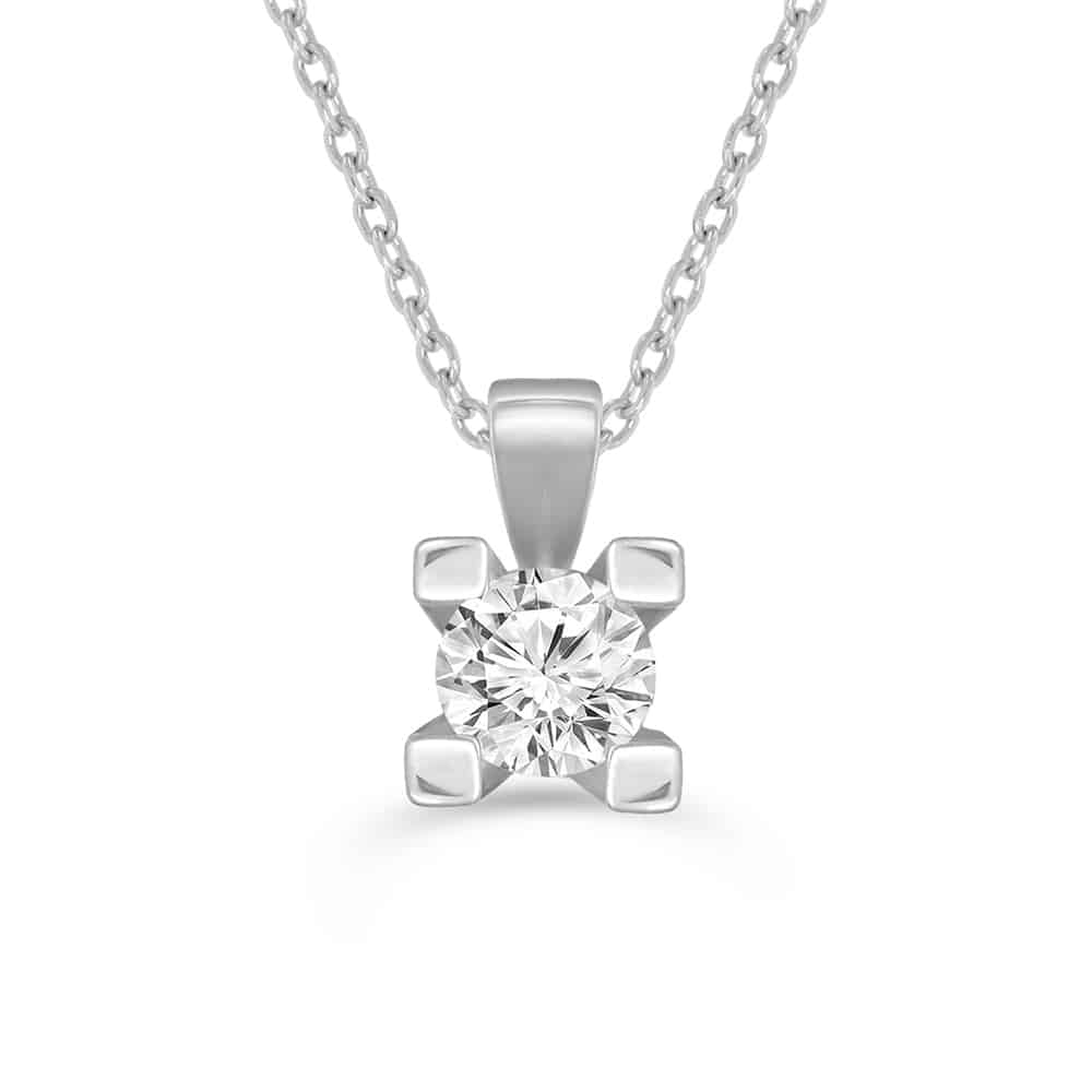 0.80 Karat IDL SERTİFİKALI Tektaş Pırlanta Kolye