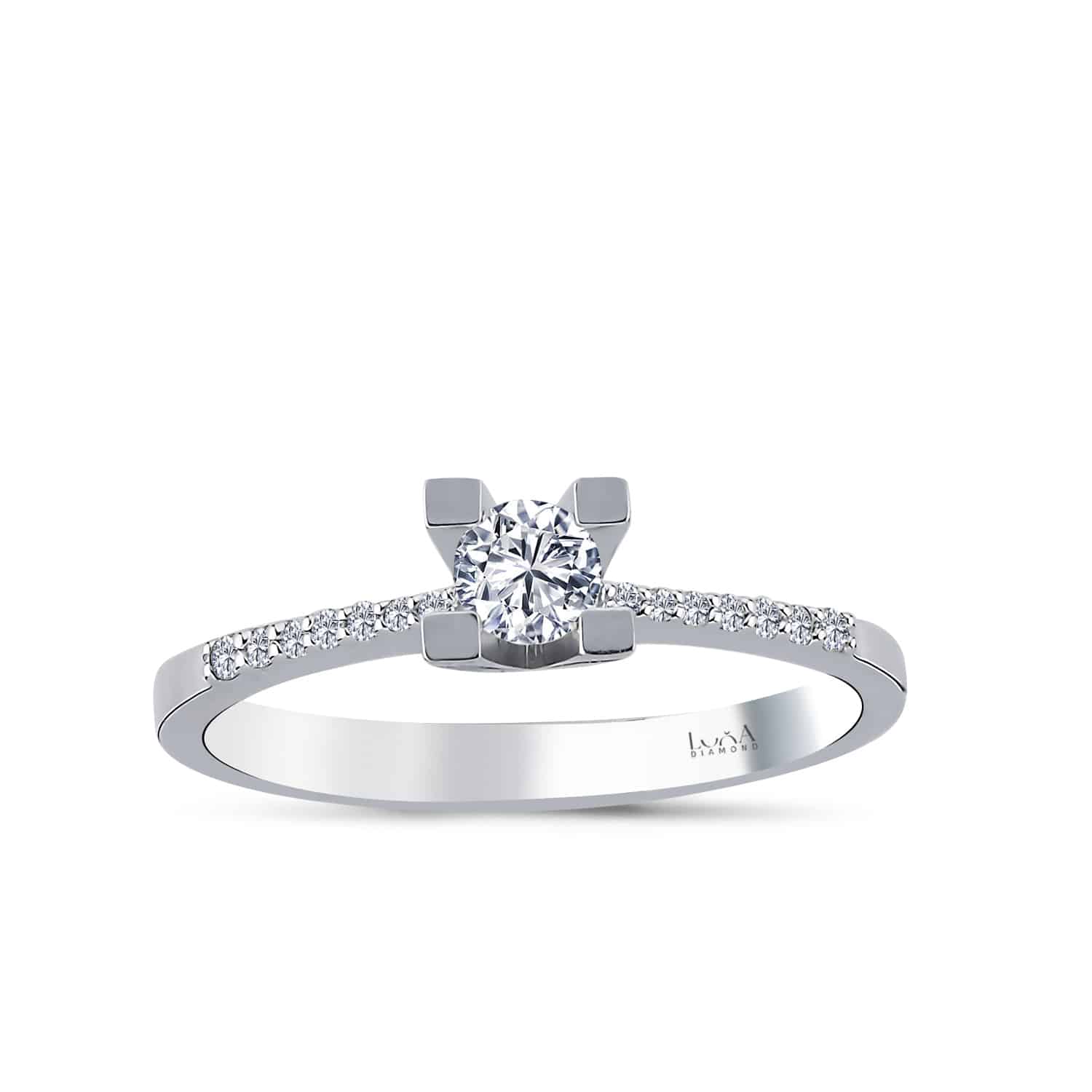 0.40 Karat IDL SERTİFİKALI Tektaş Pırlanta Yüzük