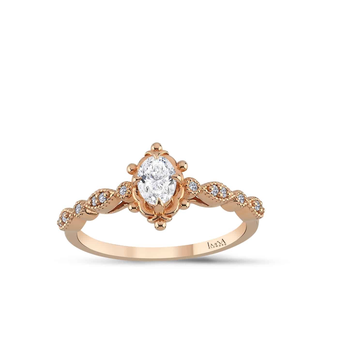 0.38 Karat IDL SERTİFİKALI Oval Pırlanta Yüzük