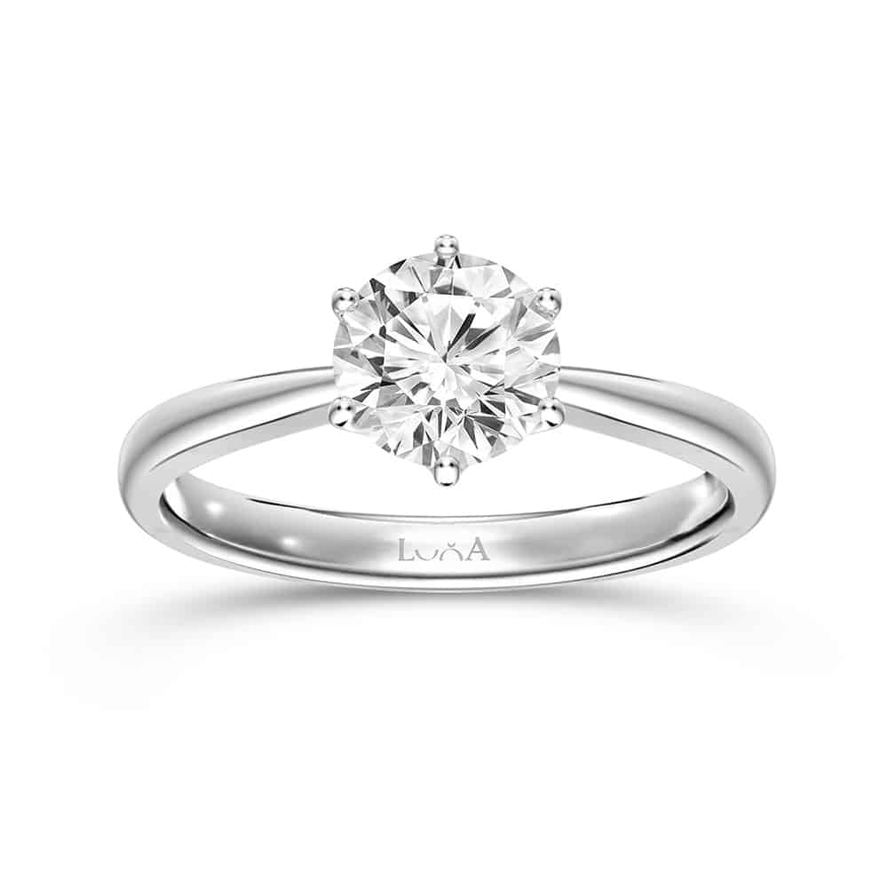 0.90 Karat HRD SERTİFİKALI Tektaş Pırlanta Yüzük