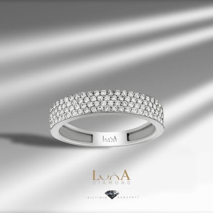 0.34 Karat IDL Sertifikalı Tasarım Pırlanta Yüzük