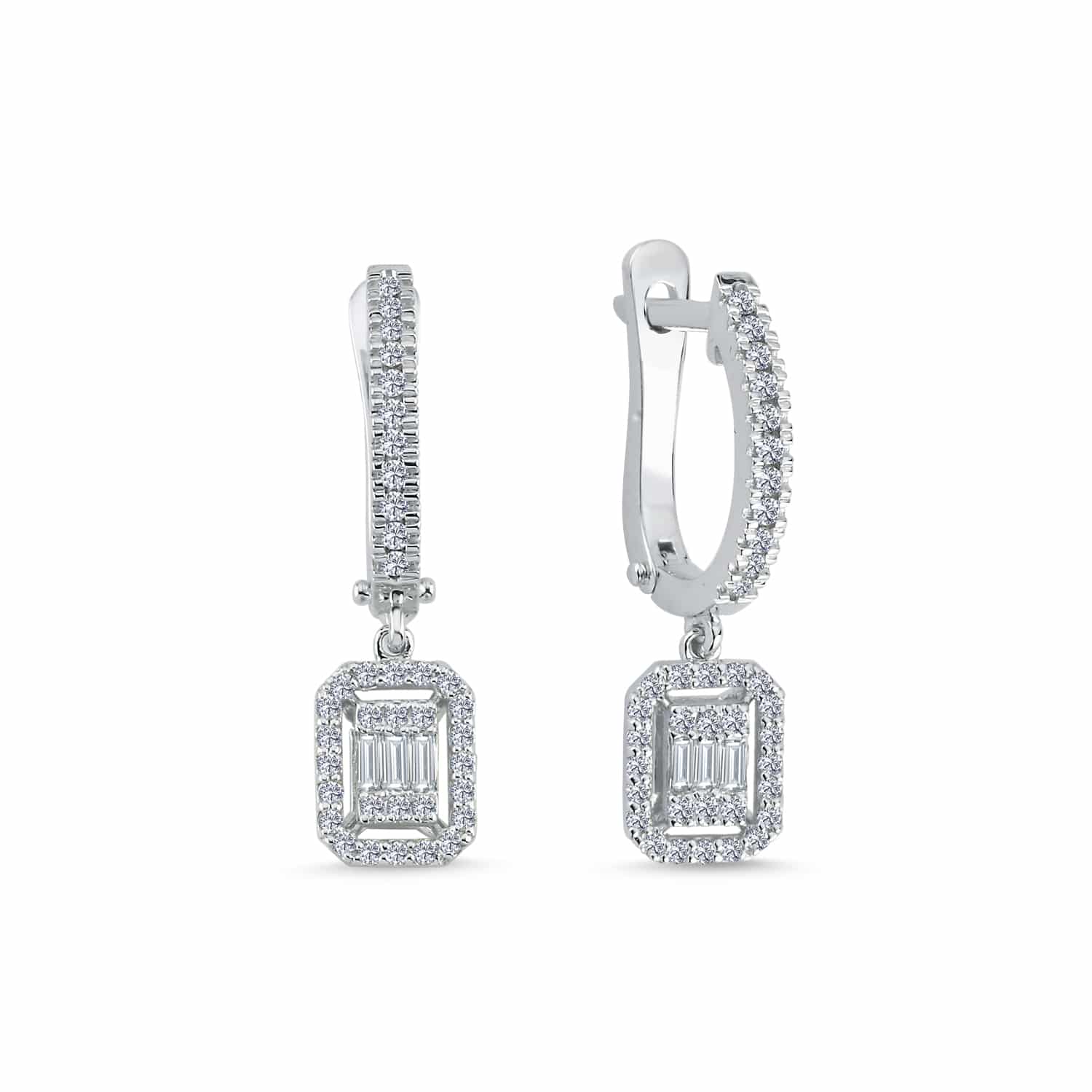 0.48 Karat Tasarım Küpe