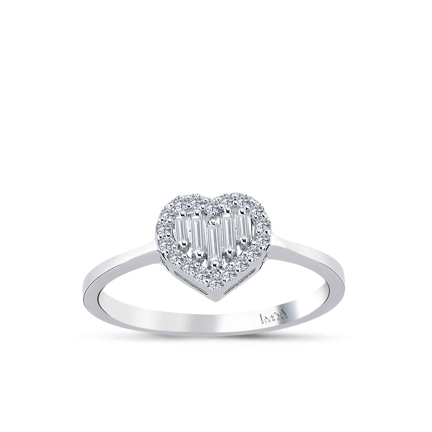 0.21 Karat IDL SERTİFİKALI Baget Pırlanta Yüzük