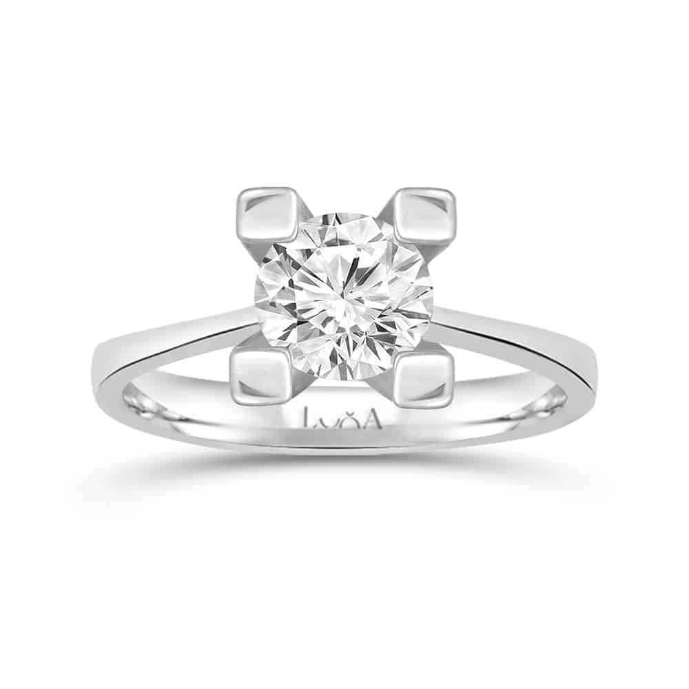 0.90 Karat HRD Sertifikalı Tektaş Pırlanta Yüzük