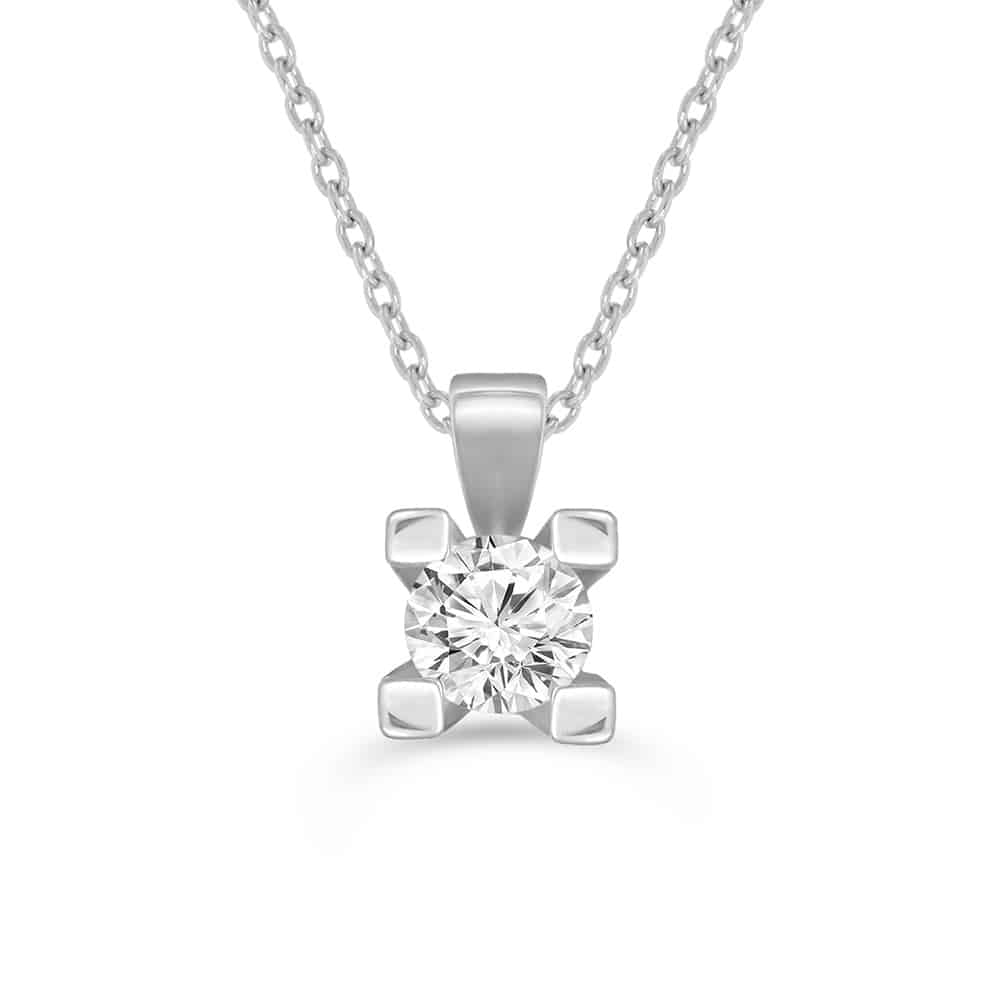 0.70 Karat IDL SERTİFİKALI Tektaş Pırlanta Kolye