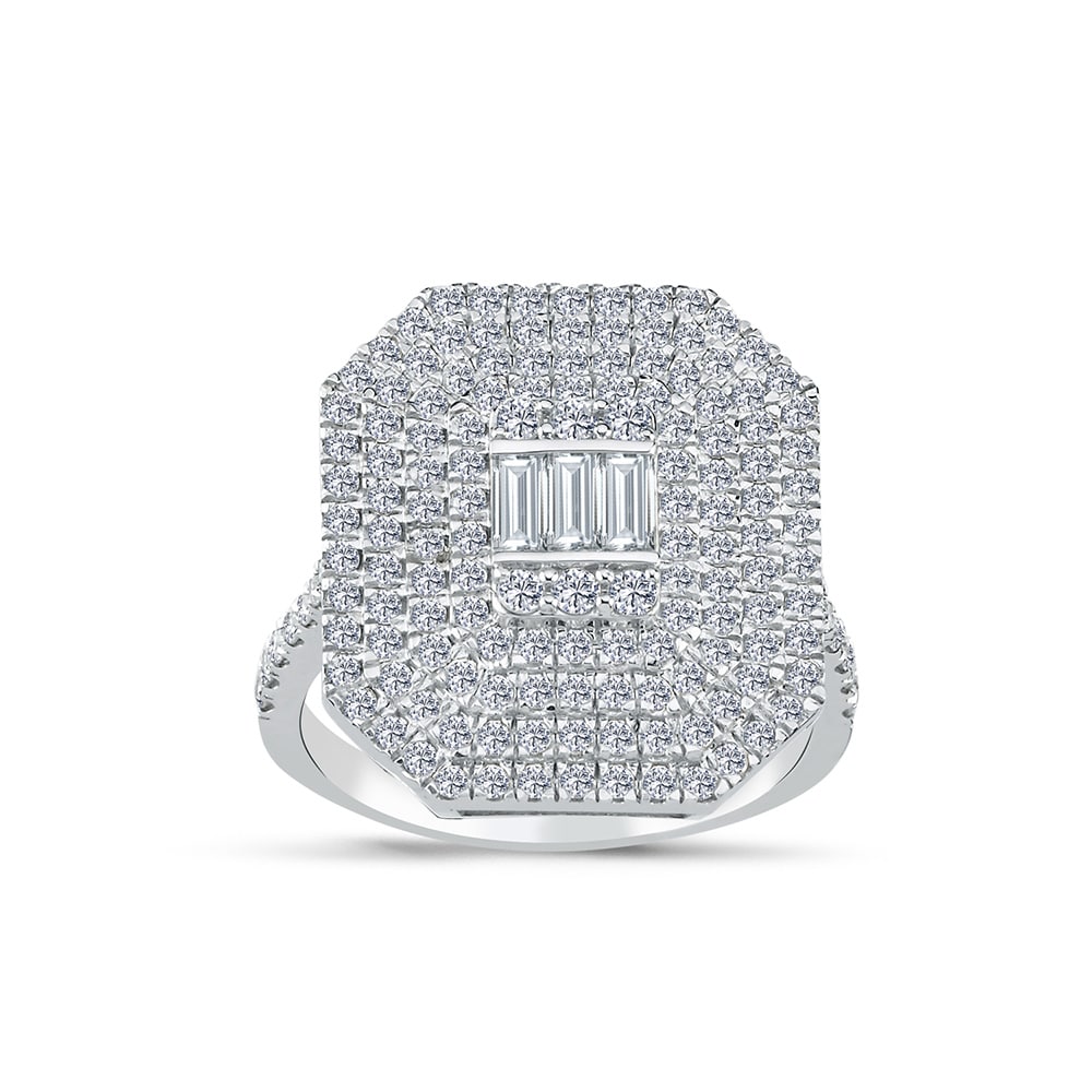 1.23 Karat IDL SERTİFİKALI Pırlanta Baget Yüzük