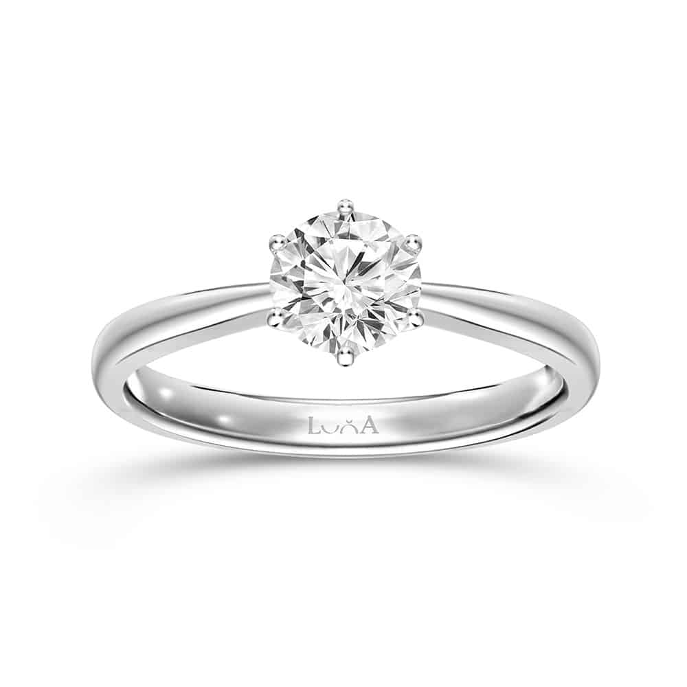 0.70 Karat HRD SERTİFİKALI Tektaş Pırlanta Yüzük